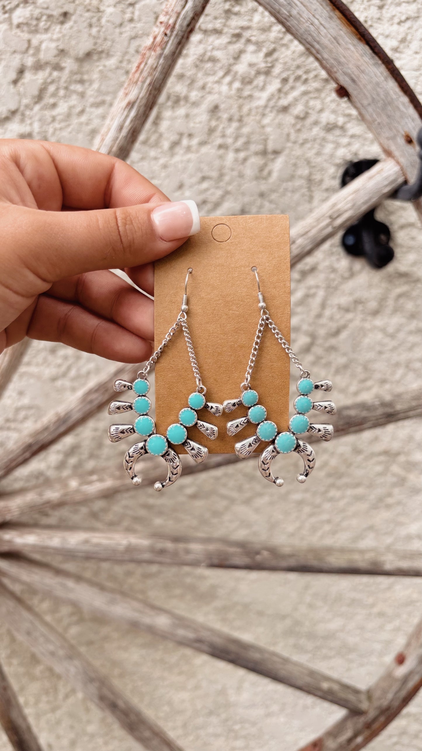 Dangle Squash Earrings