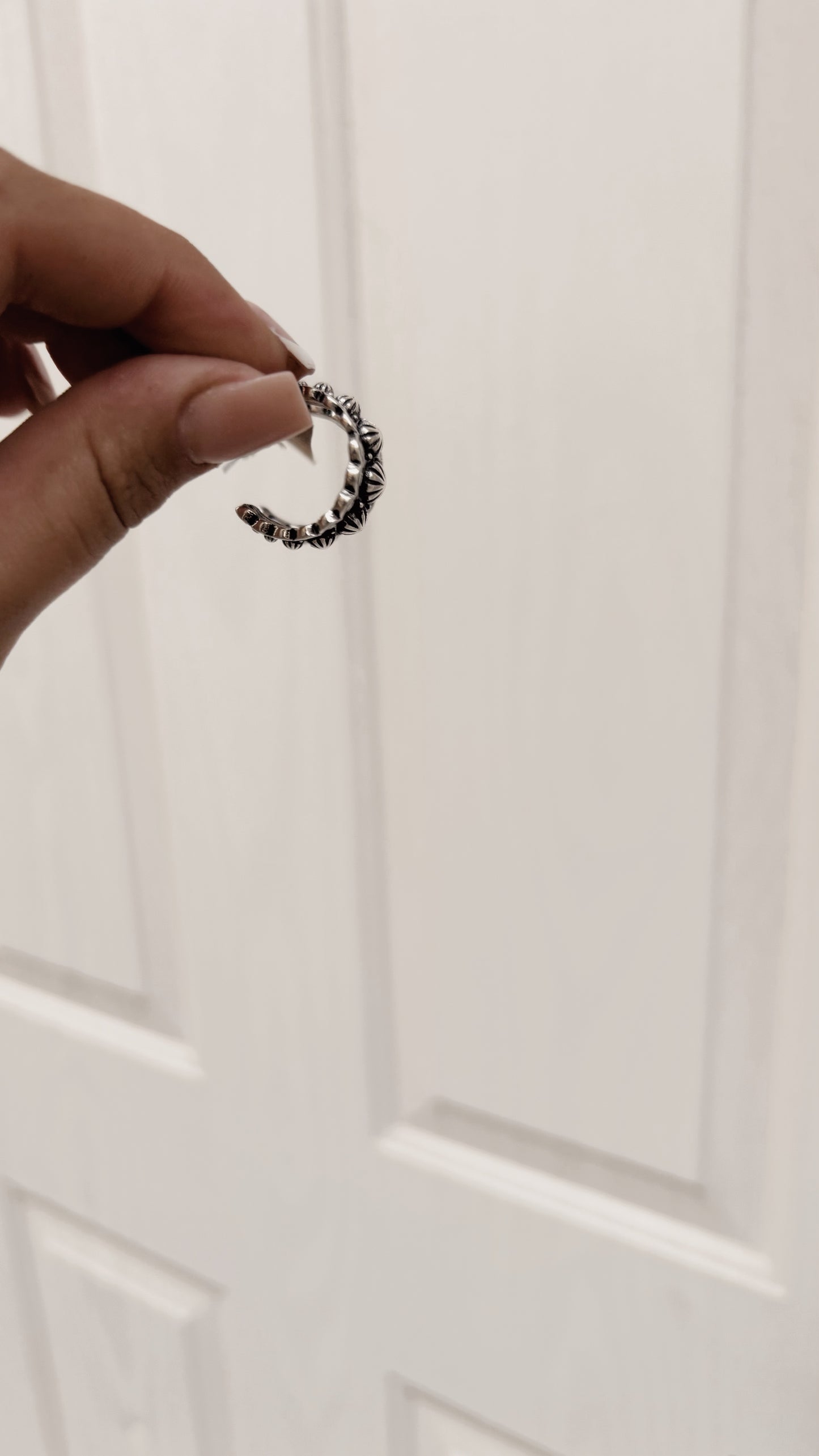 Aluminum Hoop Earrings