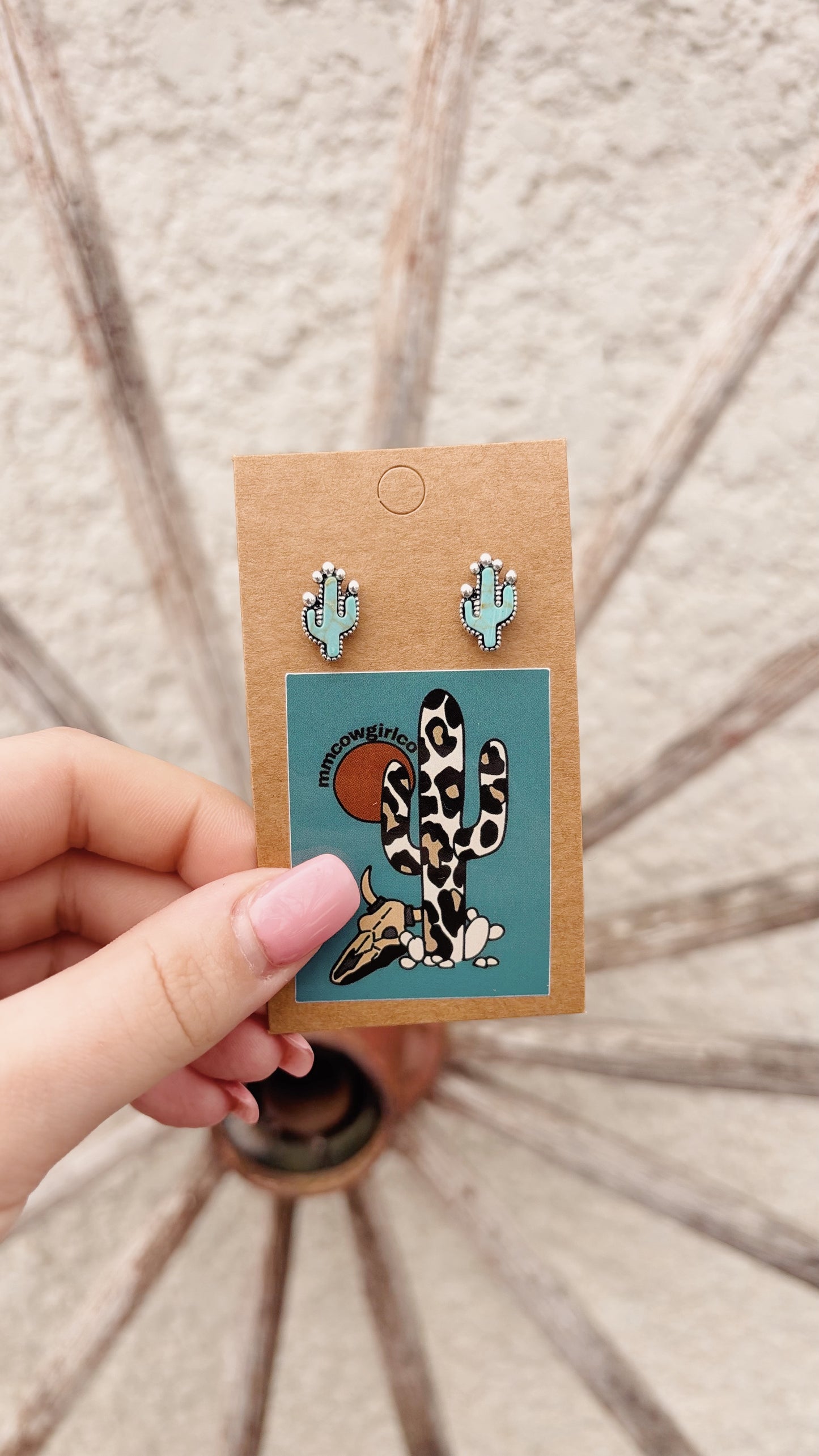 Tiny Cactus Earrings