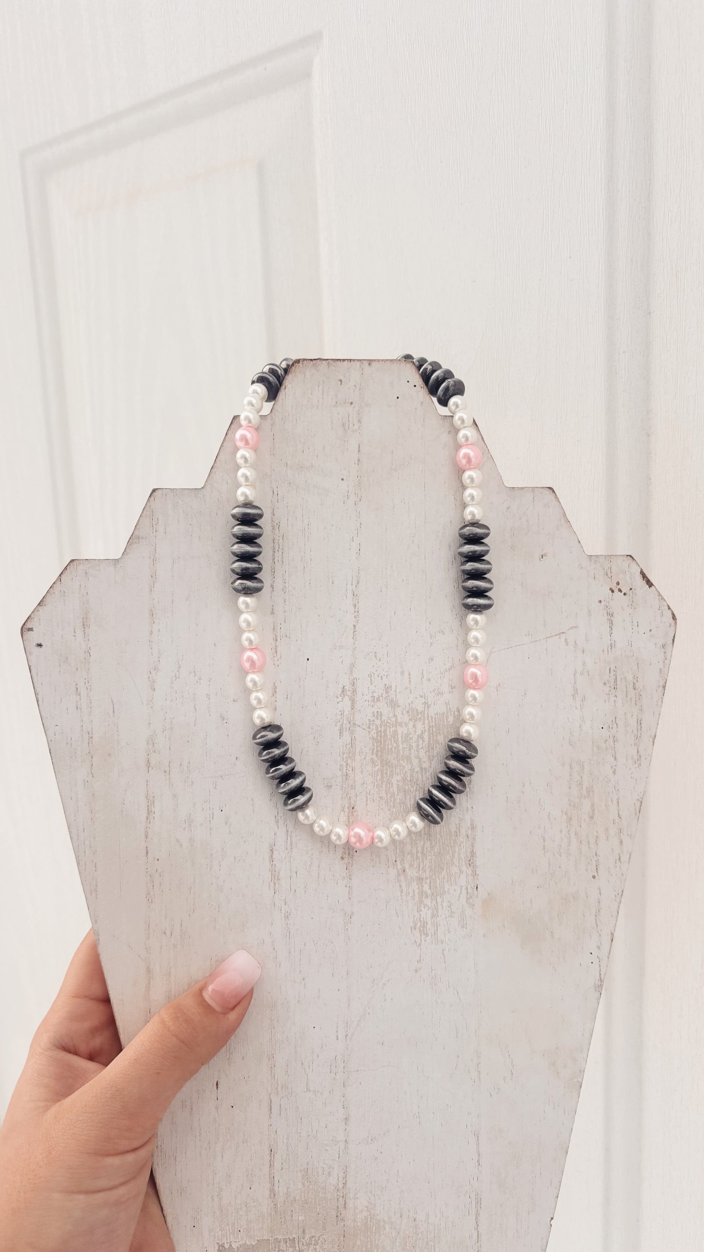 Pink Pearl Necklace