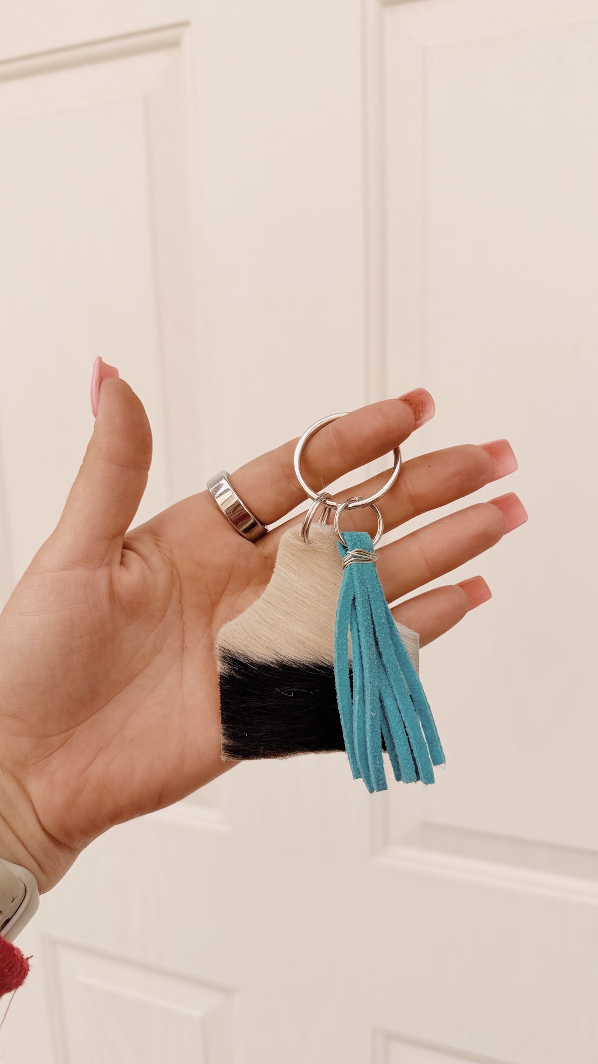 Cowhide Key Chain