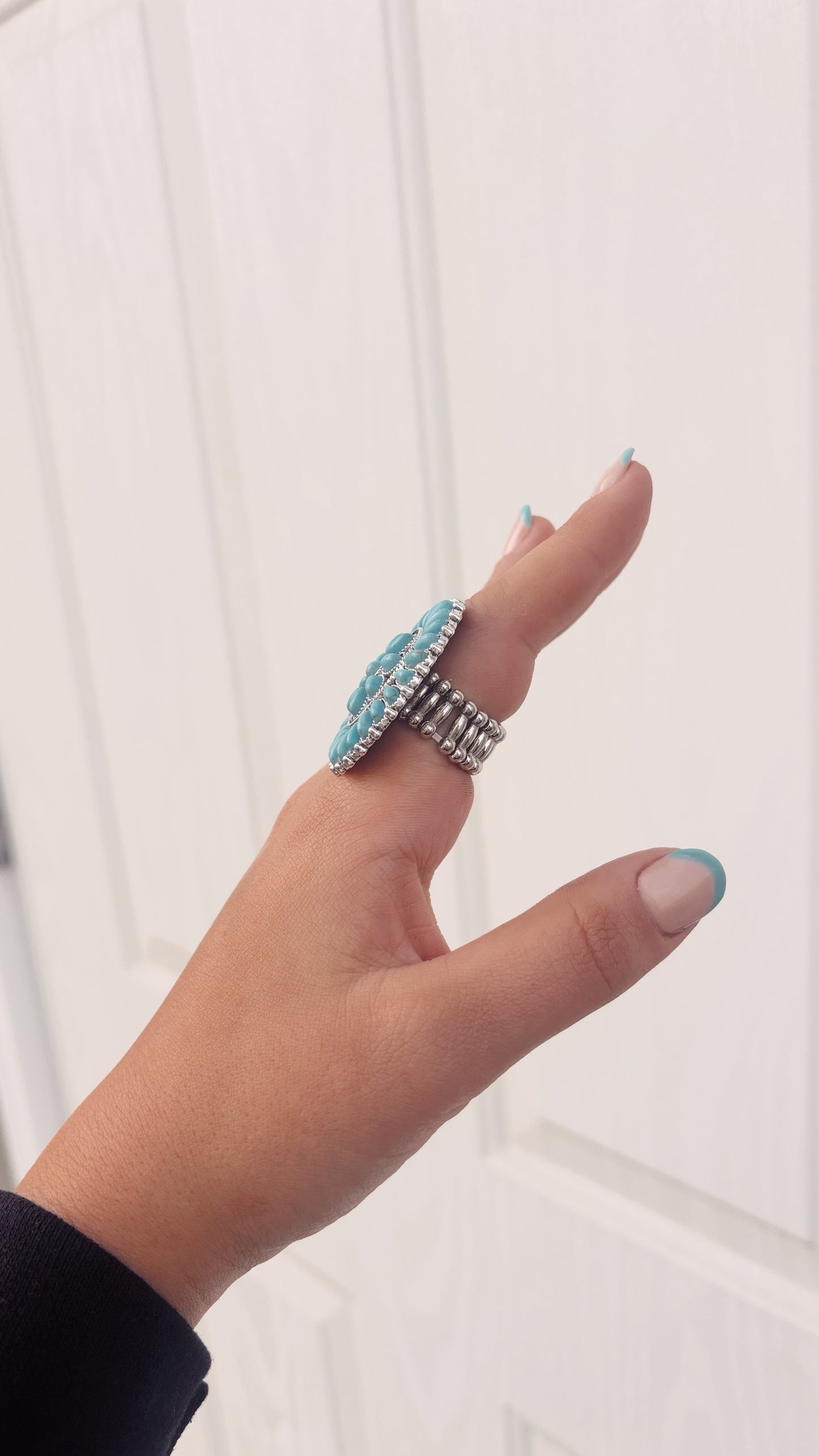 Adjustable Turquoise Ring