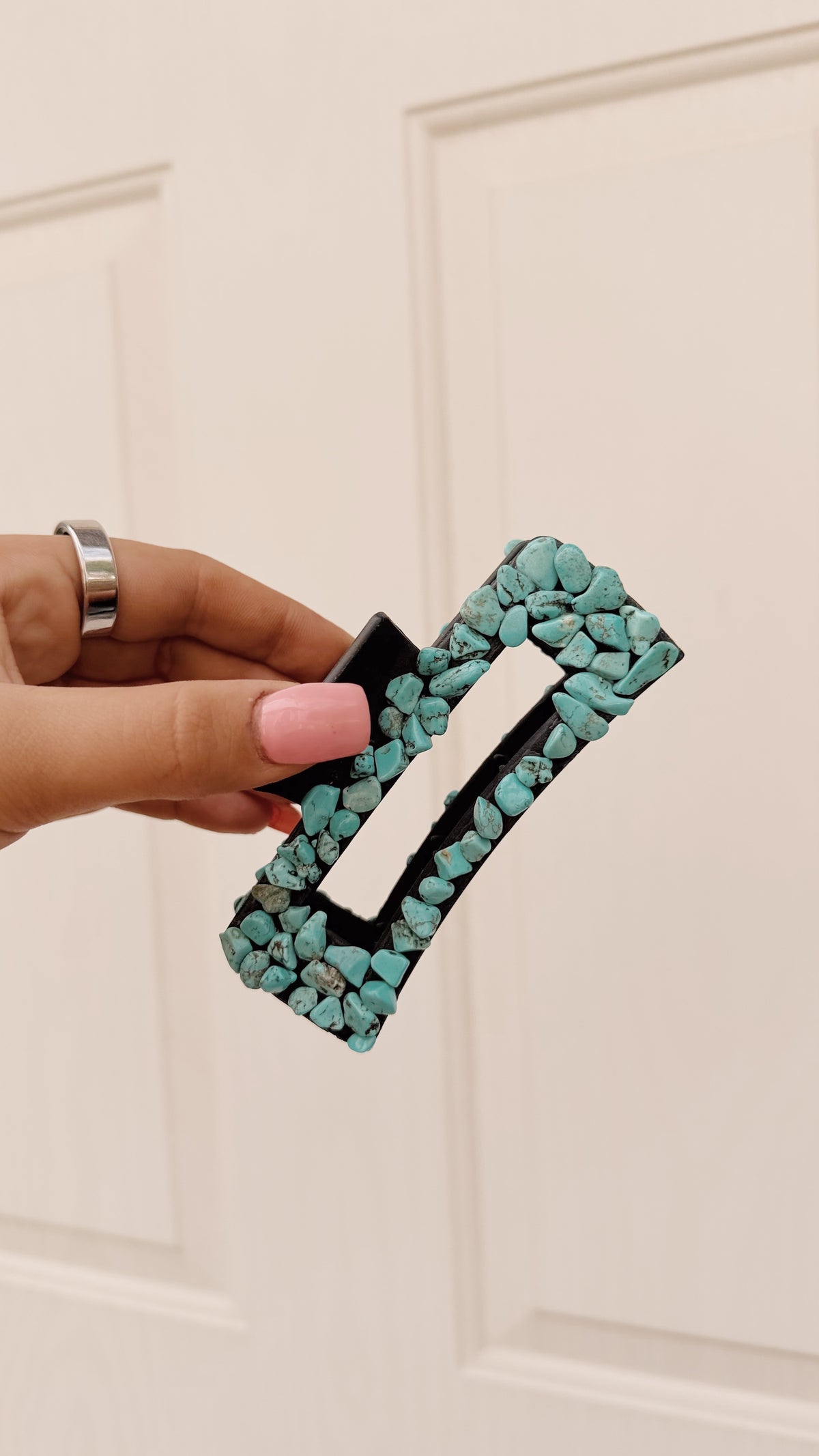 Turquoise Claw Clip