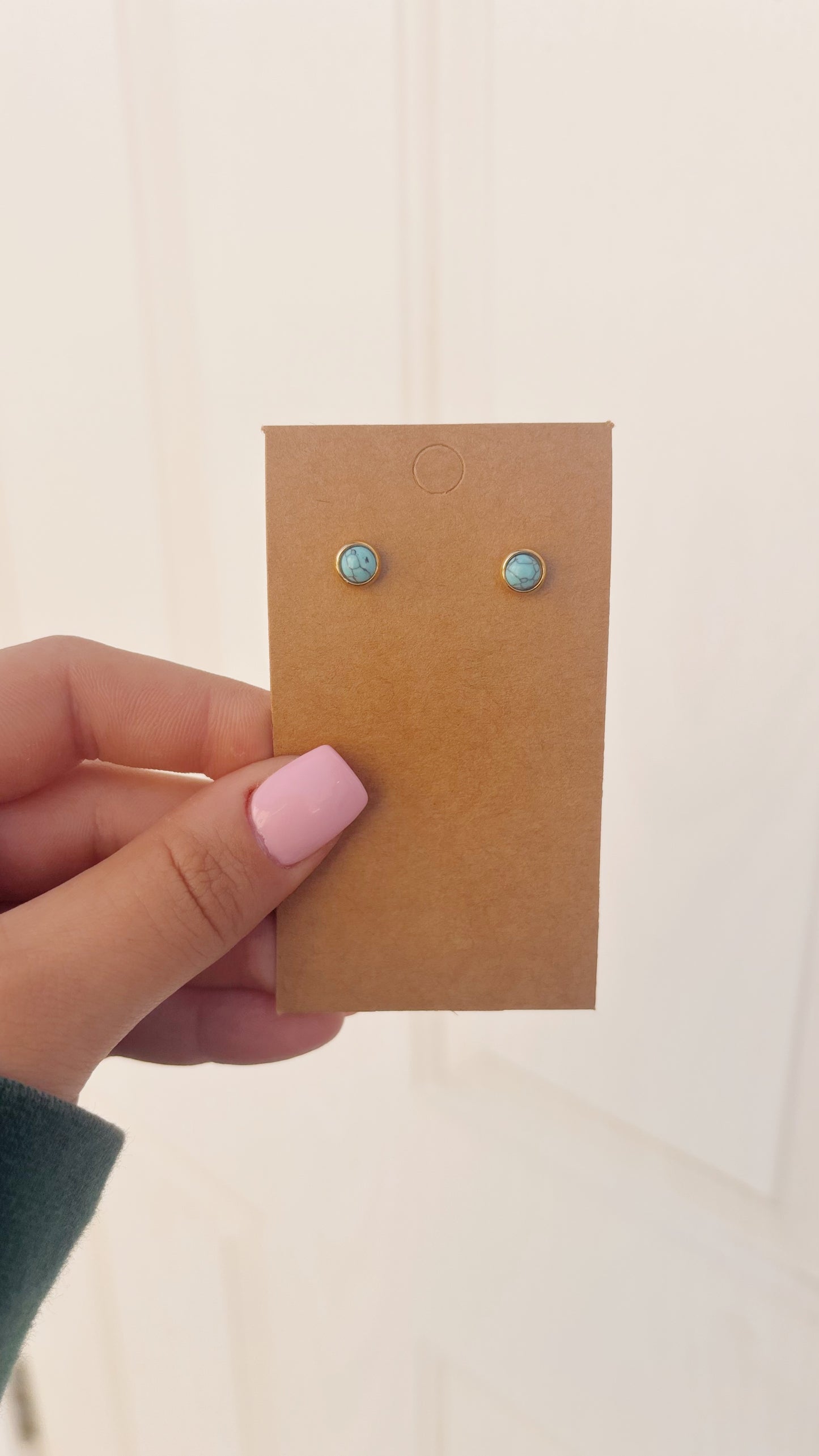 Gold Stud Earrings
