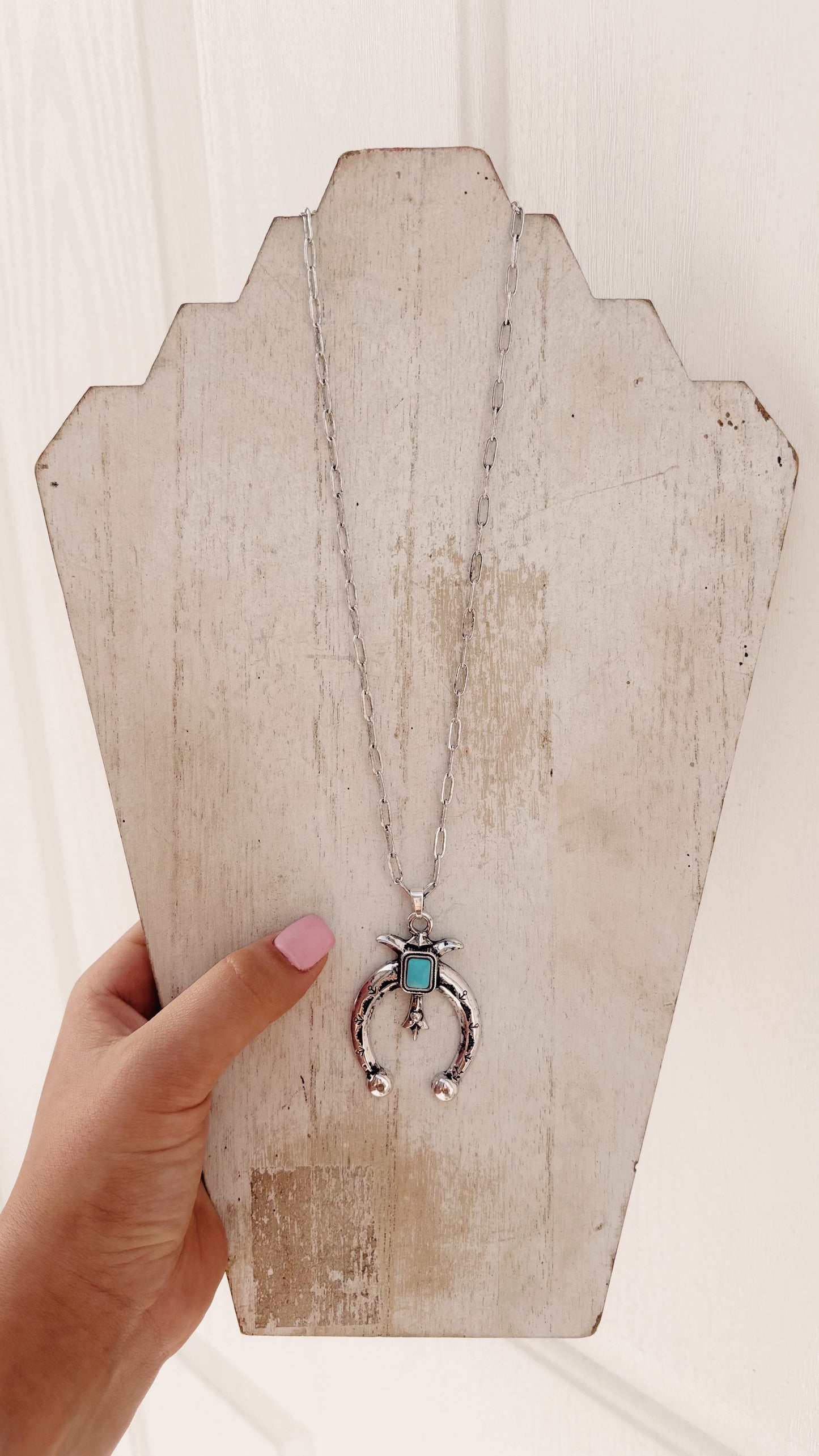 Paperclip Pendant Necklace