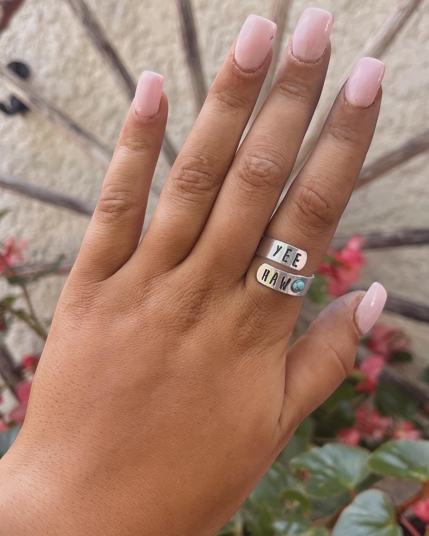 Yee Haw Turquoise Wrap Ring