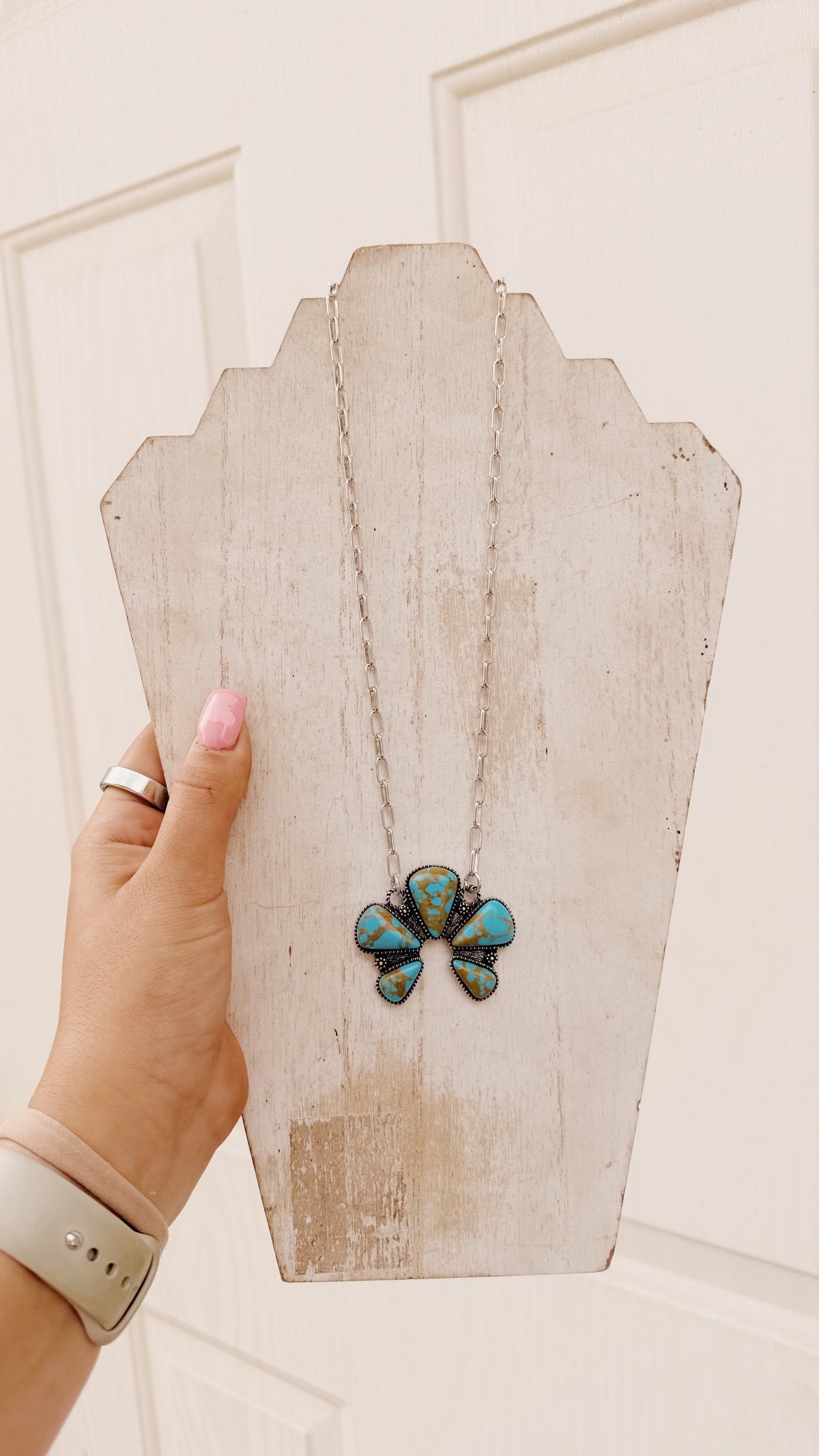 Turquoise Blossom Necklace