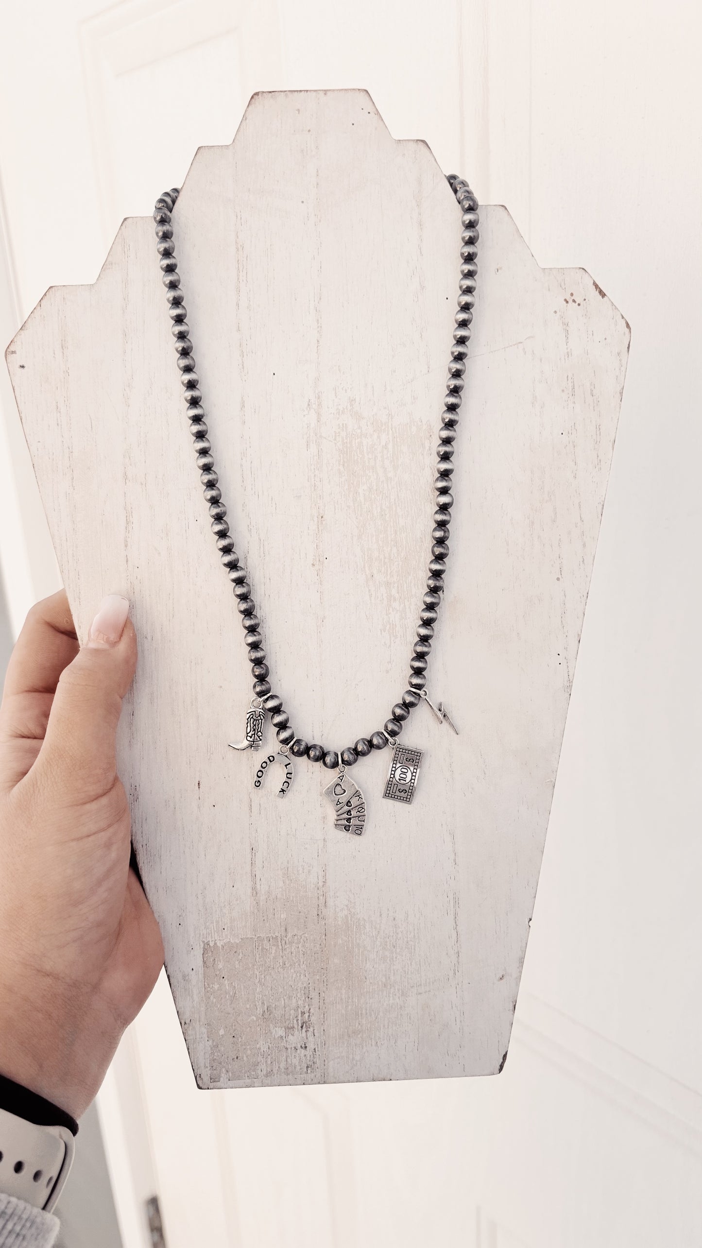 Beaded Charm Necklace