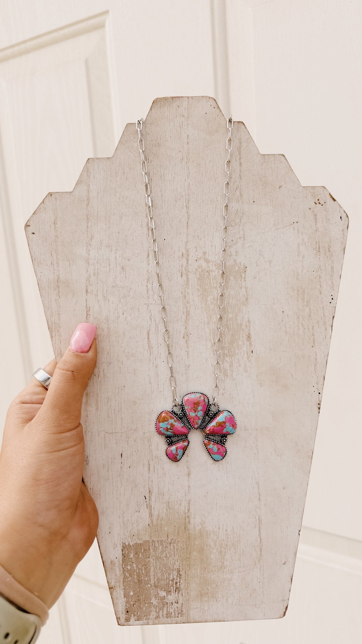 Pink Blossom Necklace