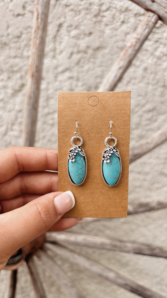 Floral Dangle Earrings