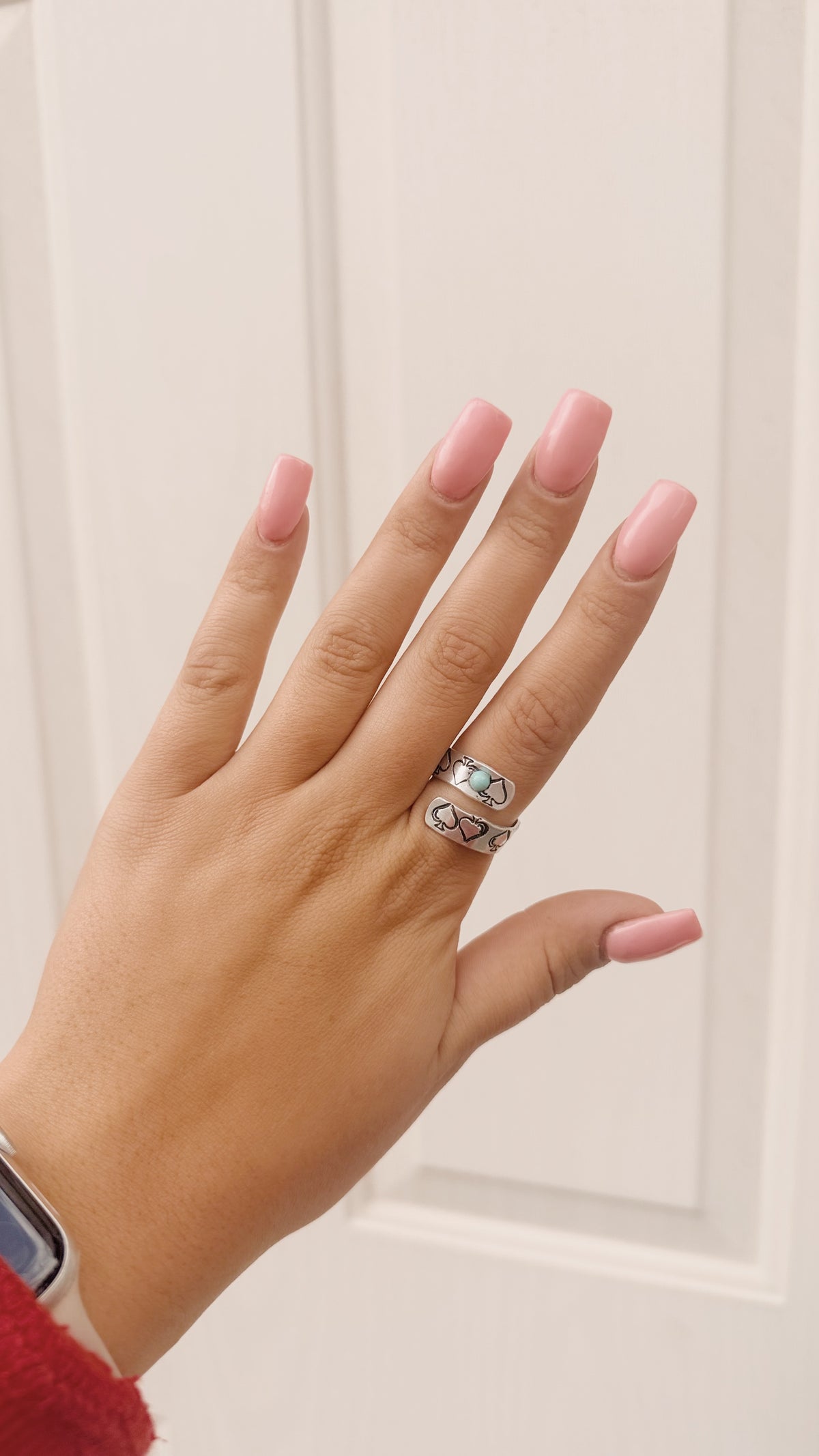 Turquoise Spade Ring