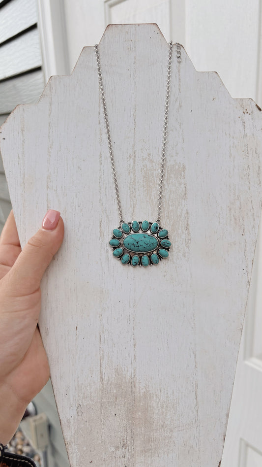 Chunky Turquoise Necklace