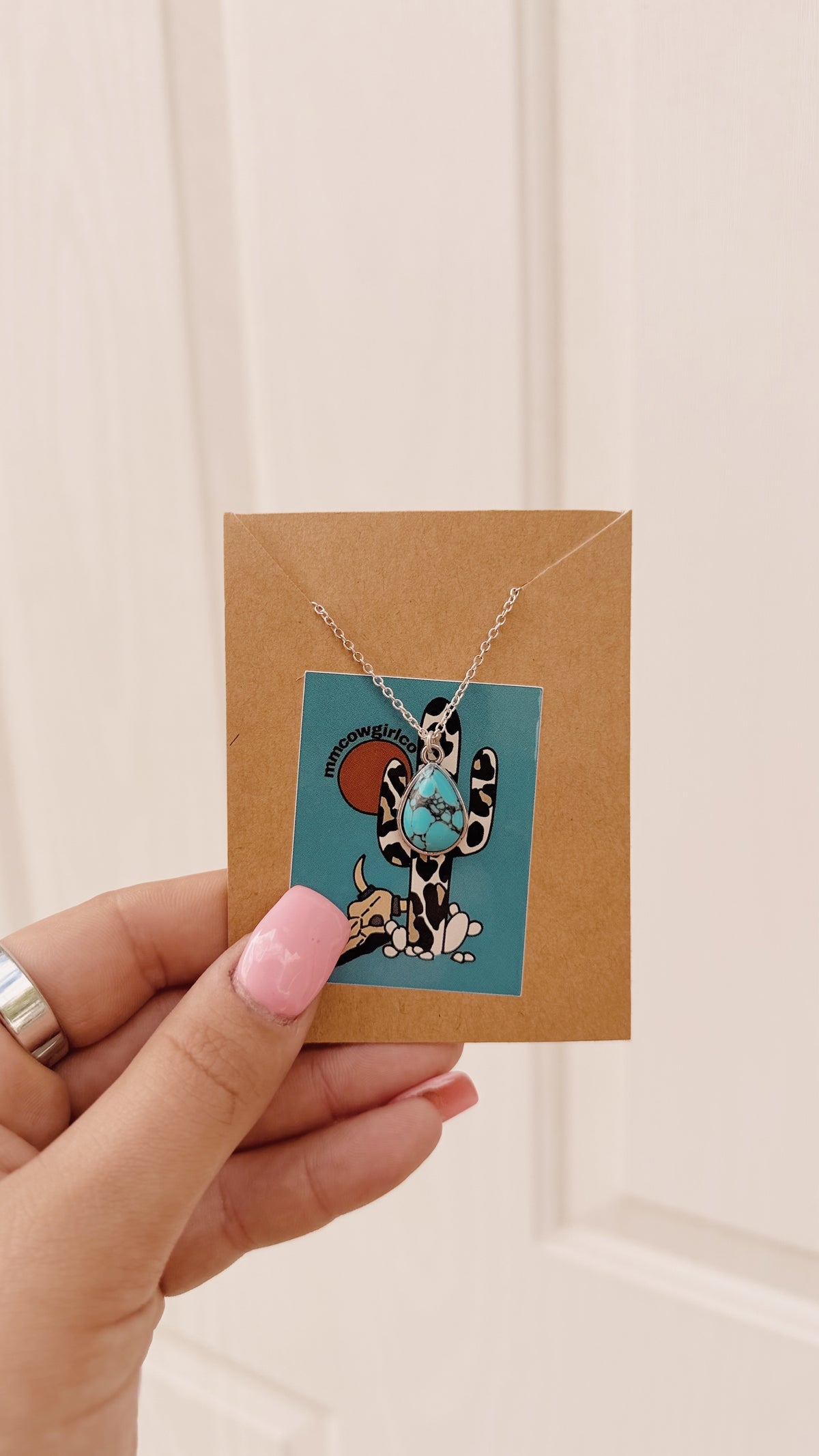 Little Pear Turquoise Necklace