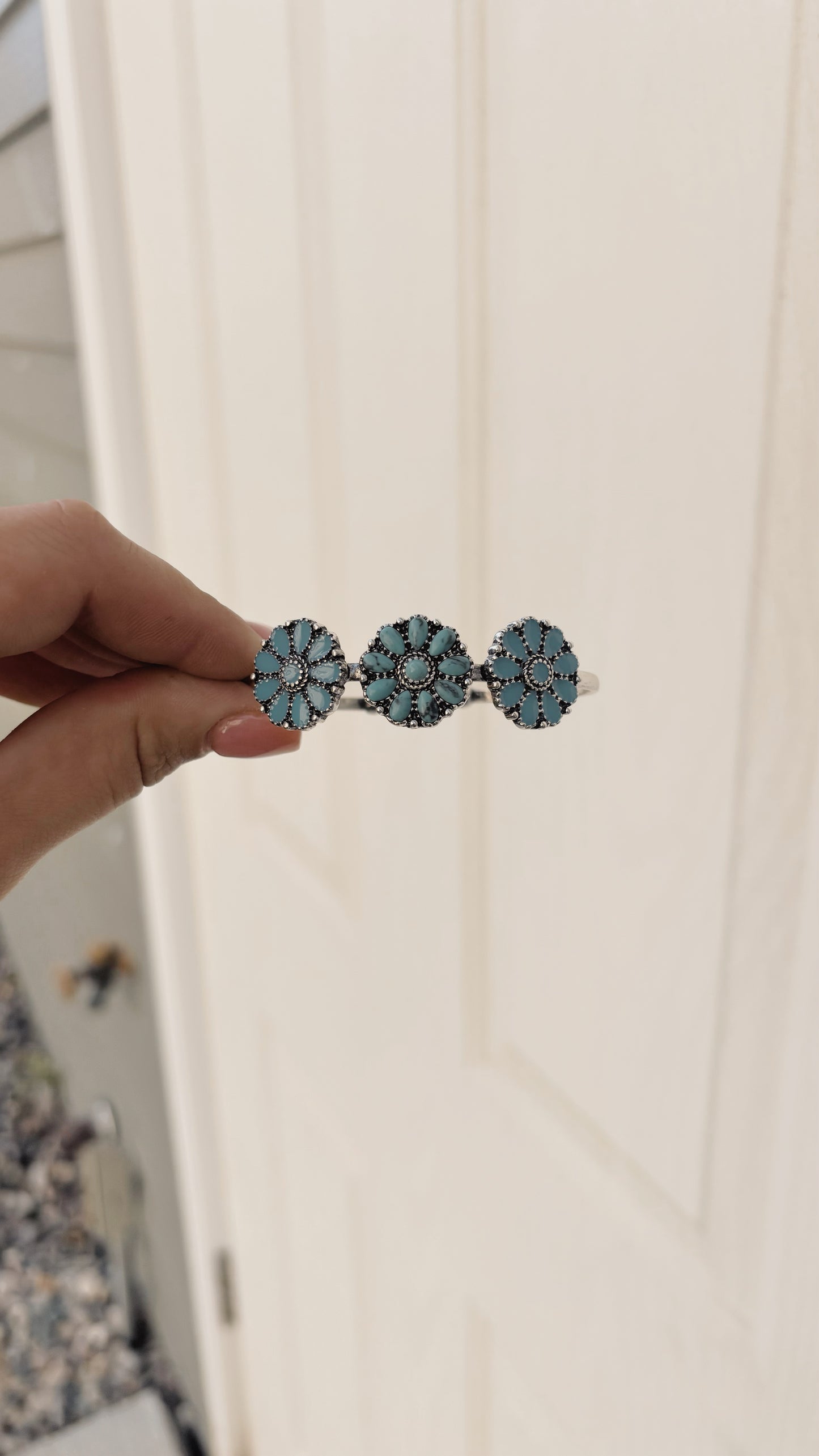 Floral Turquoise Bracelet