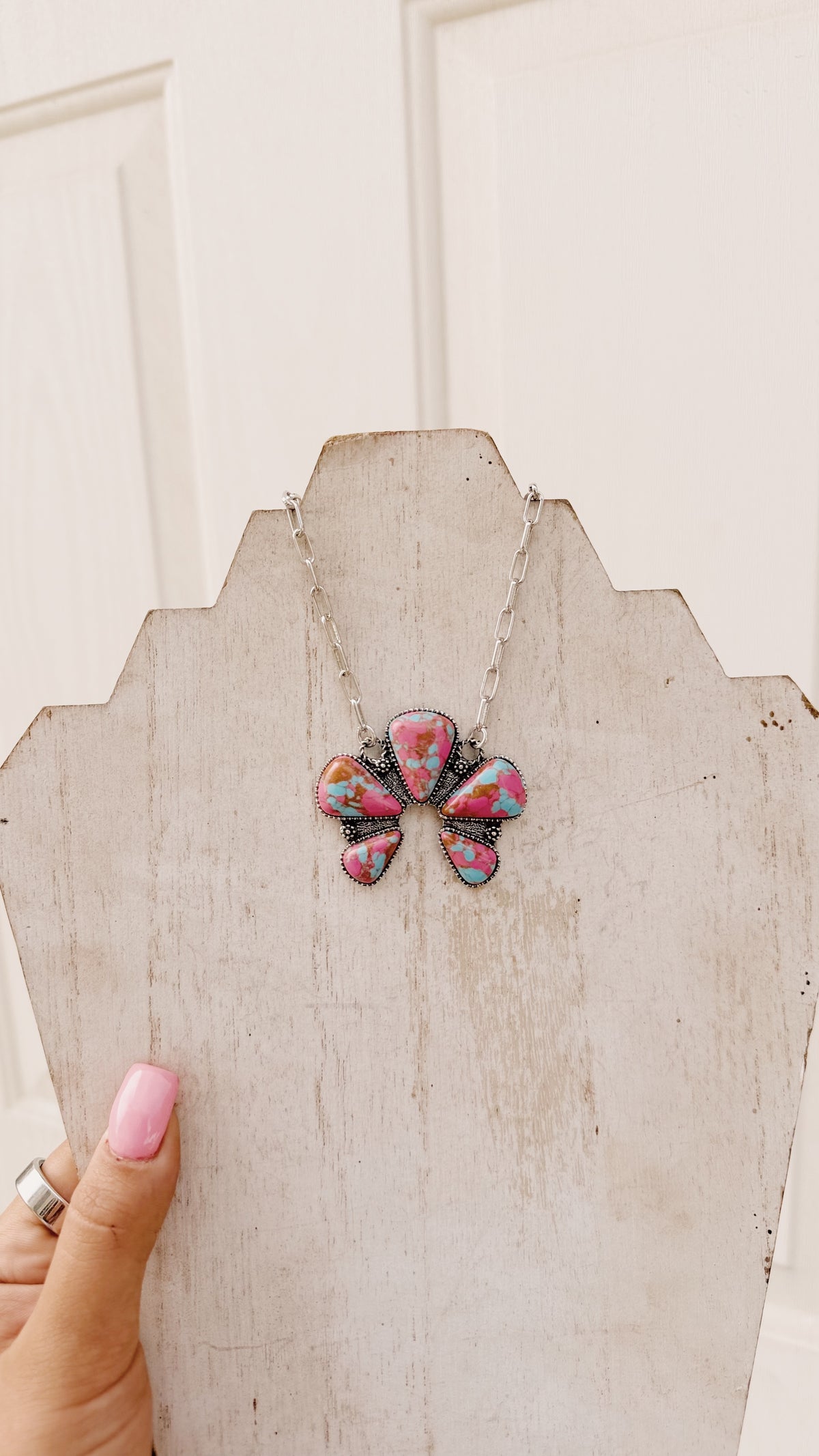 Pink Blossom Necklace