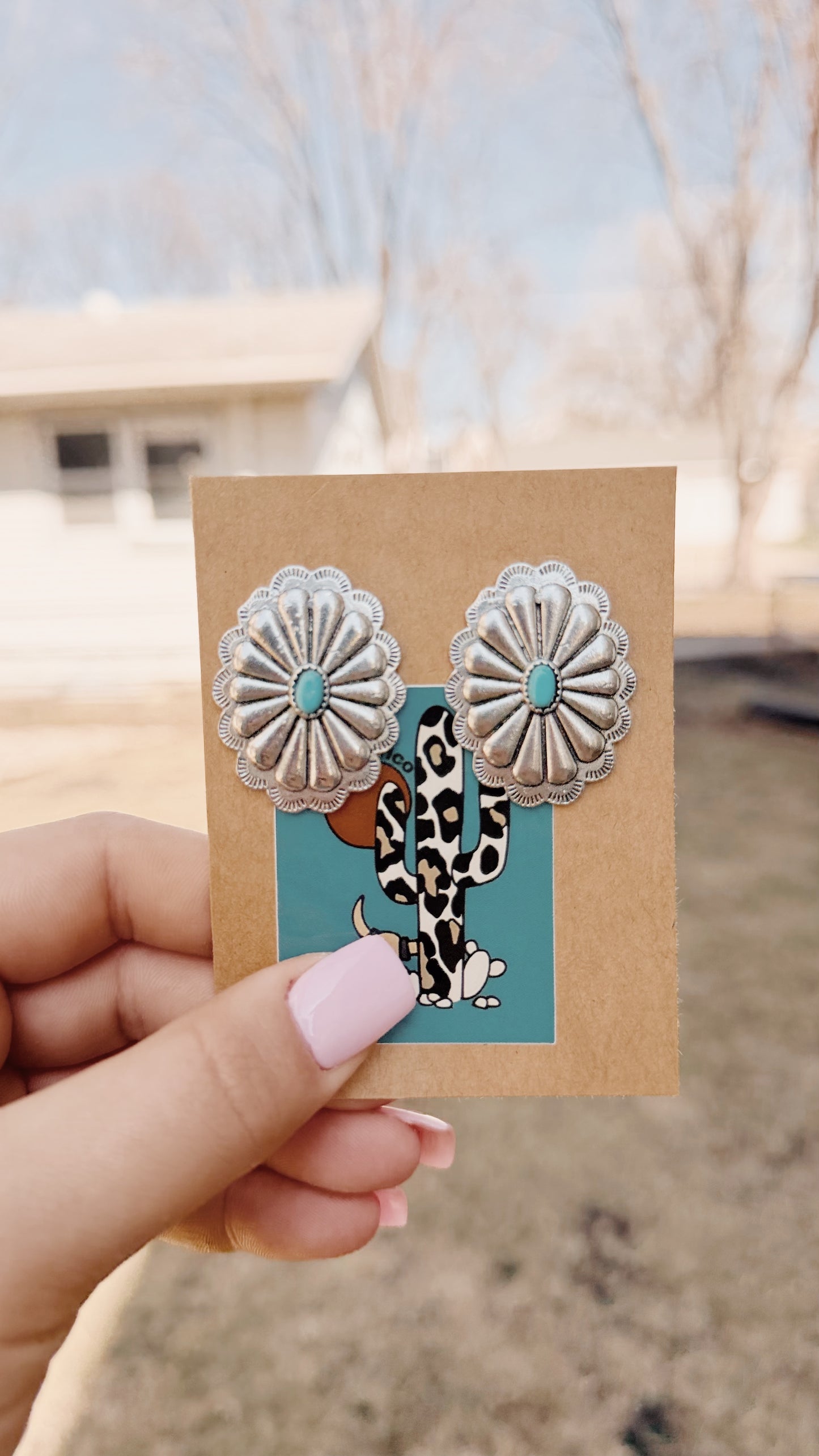 Concho Earrings