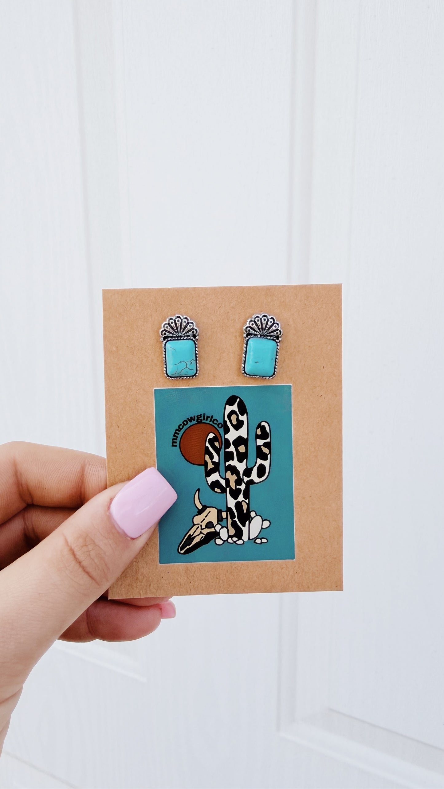 Square Stud Earrings