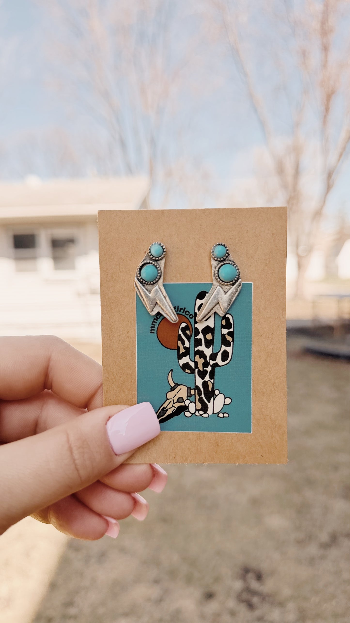 Lightning Stud Earrings