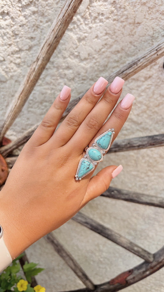 Stacked Turquoise Ring