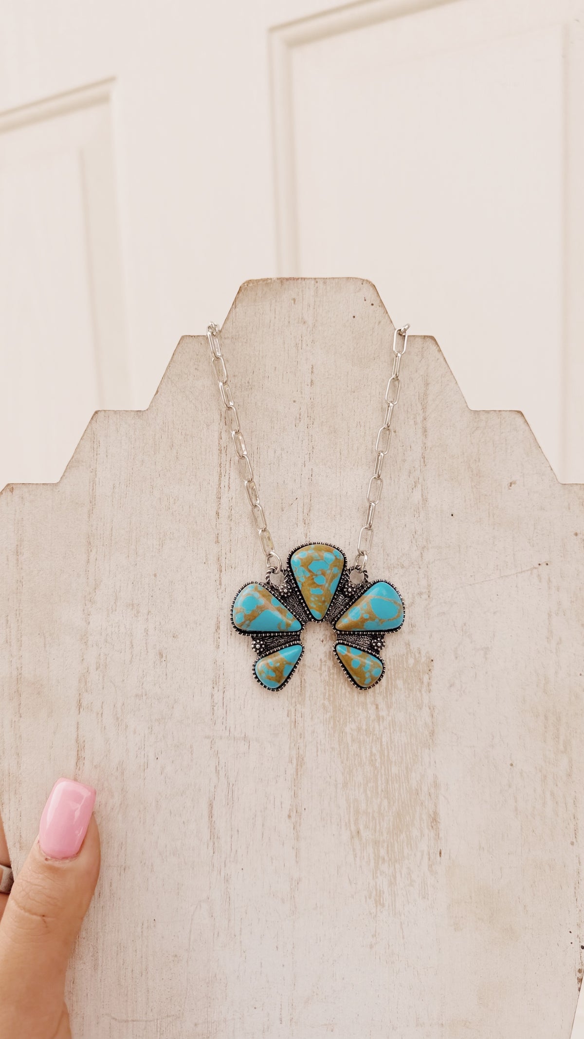Turquoise Blossom Necklace