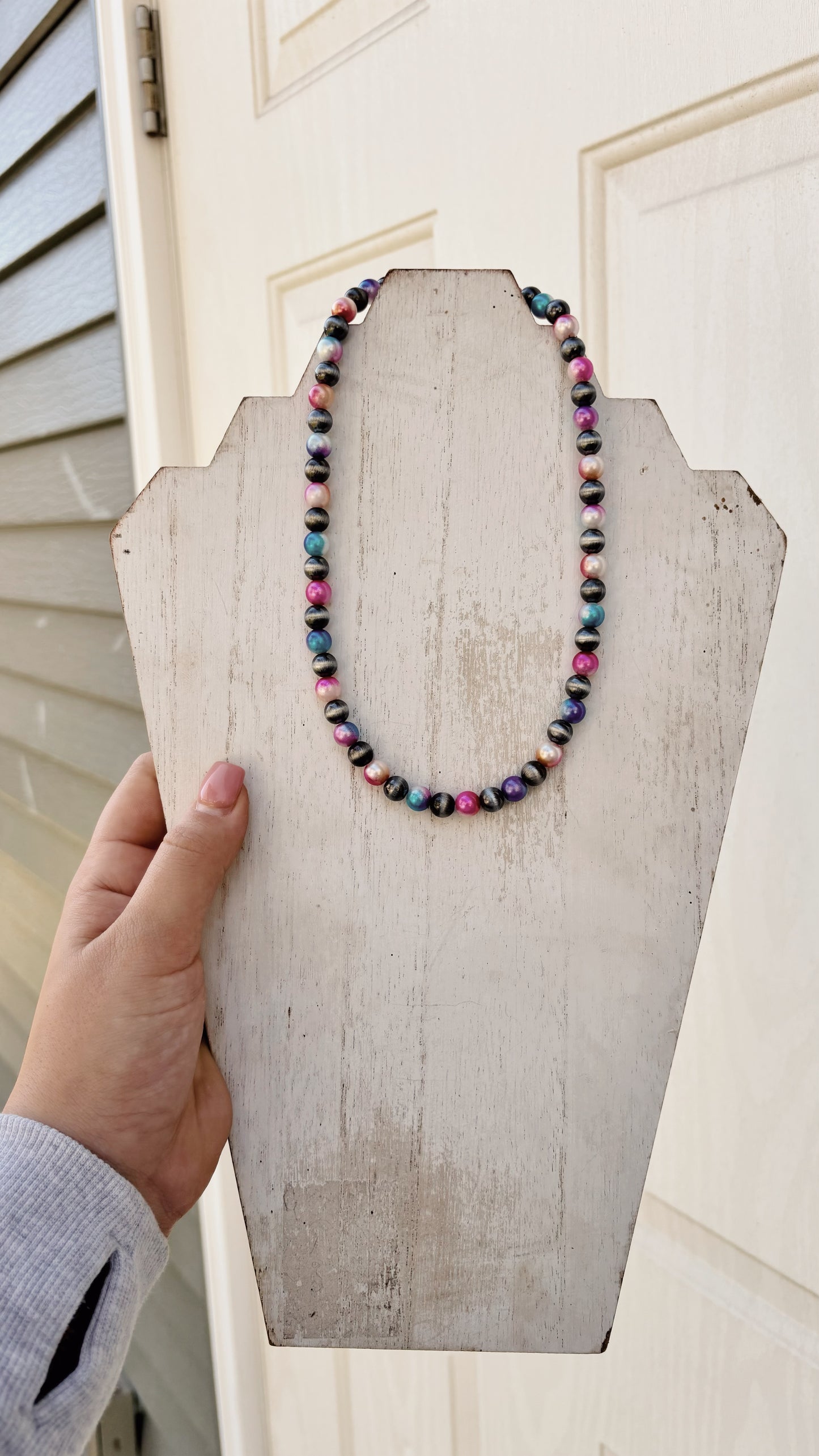 Pop of Color Beaded Necklace