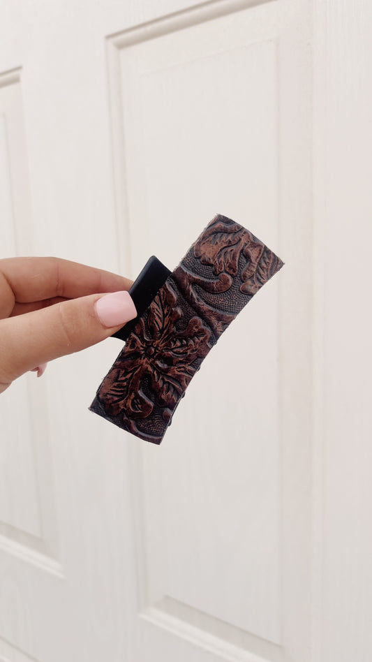 Leather Claw Clip