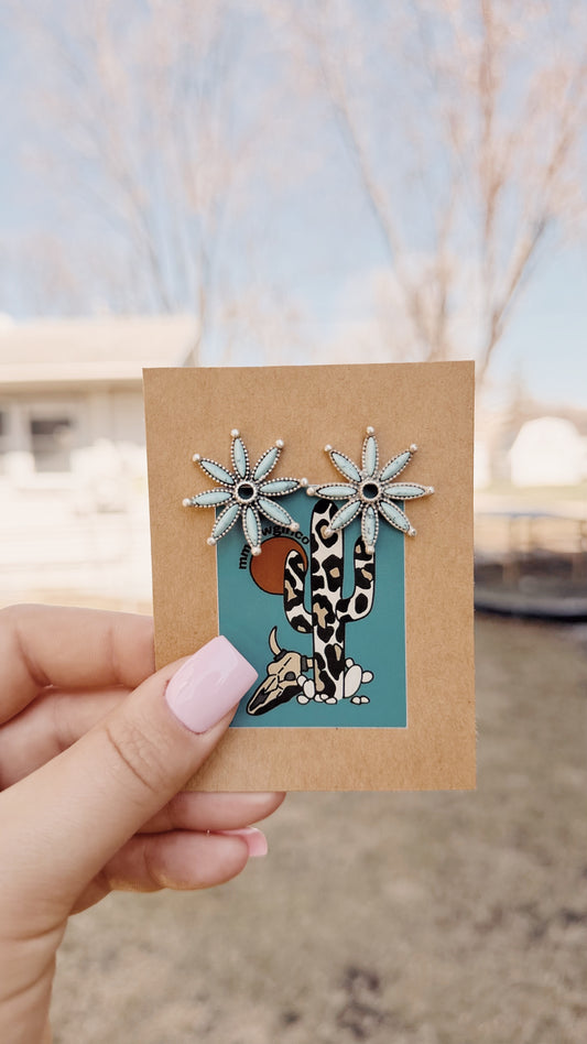 Pin Wheel Earrings