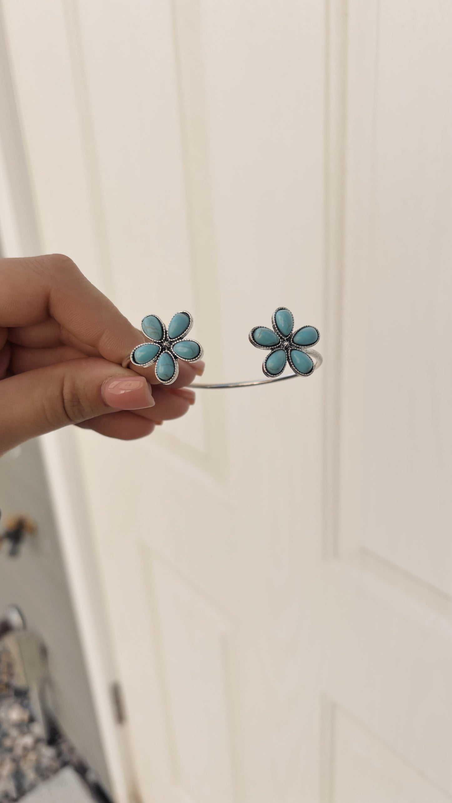 Turquoise Floral Bracelet