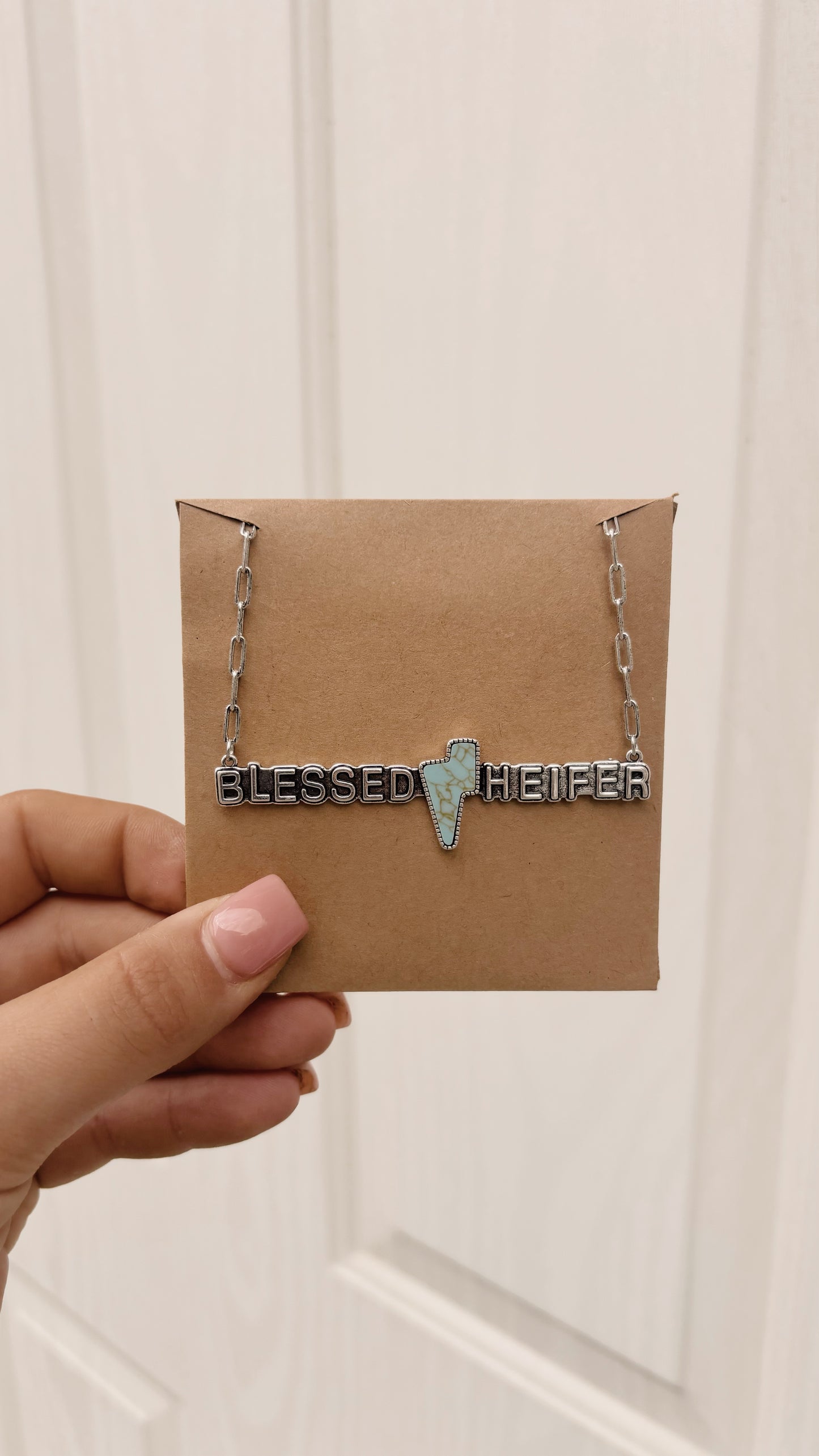 Blessed Heifer Lighting Necklace