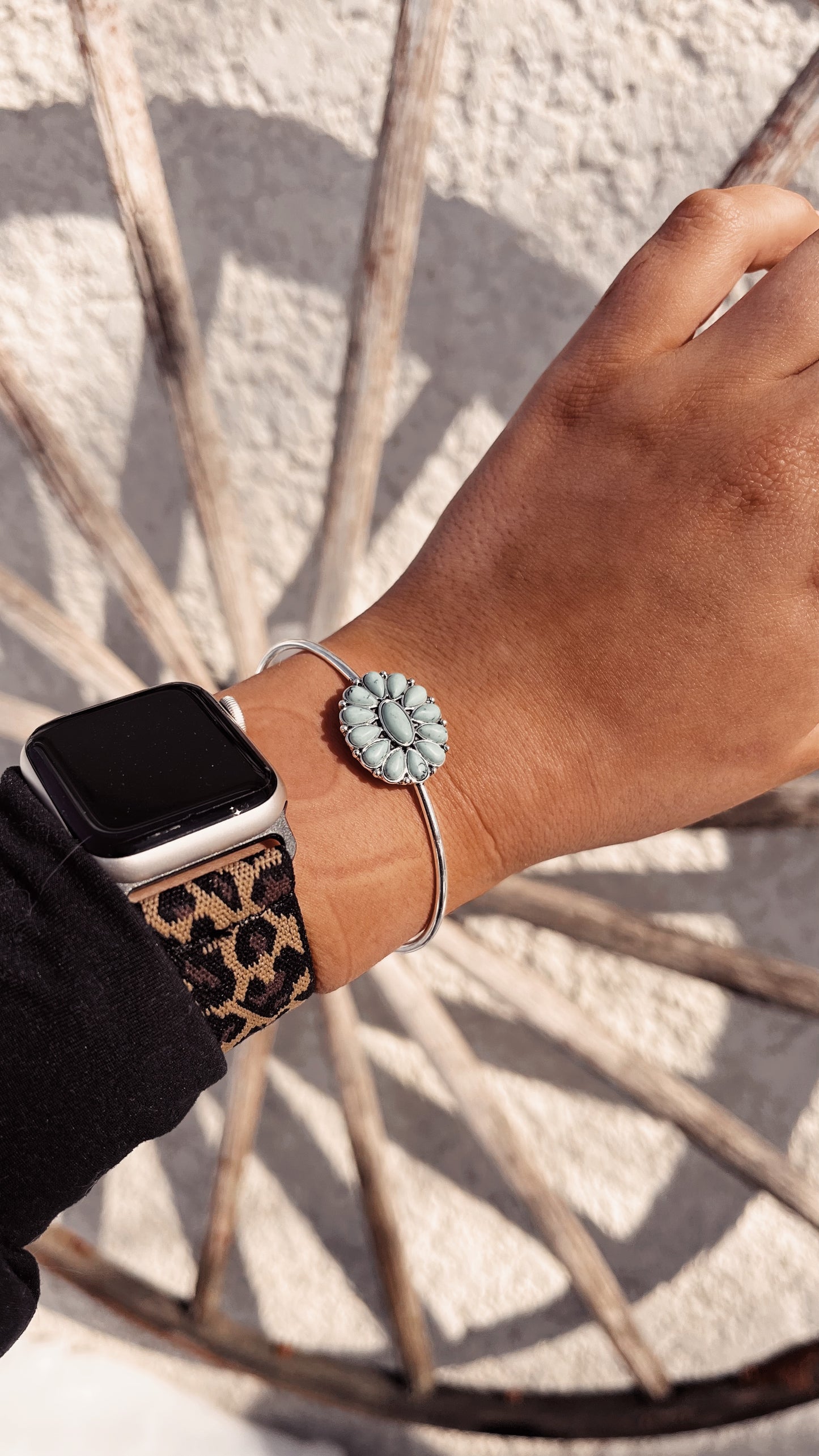 Turquoise Flower Bracelet