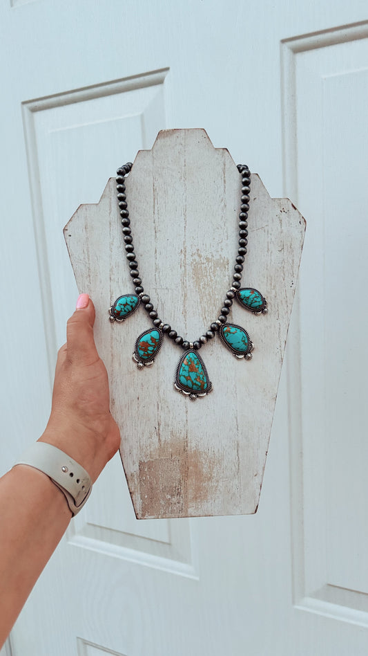 Turquoise Statement Necklace