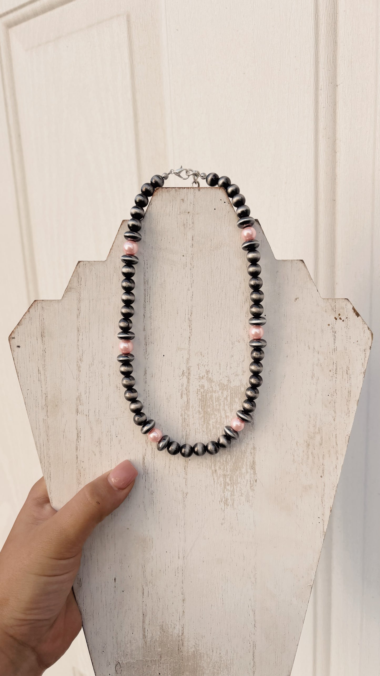 Pink Navajo Necklace