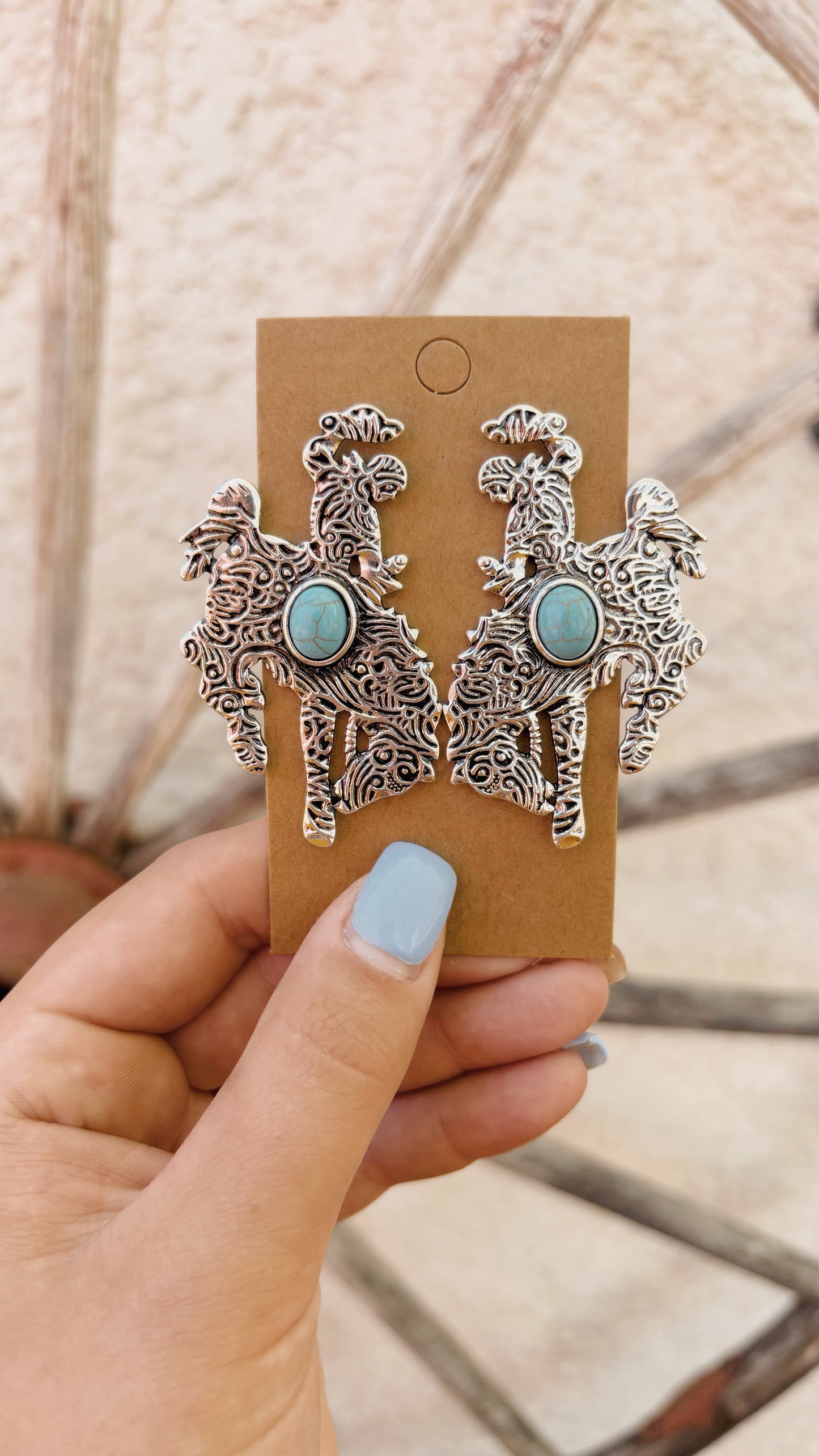 Bucking Bronc Earrings