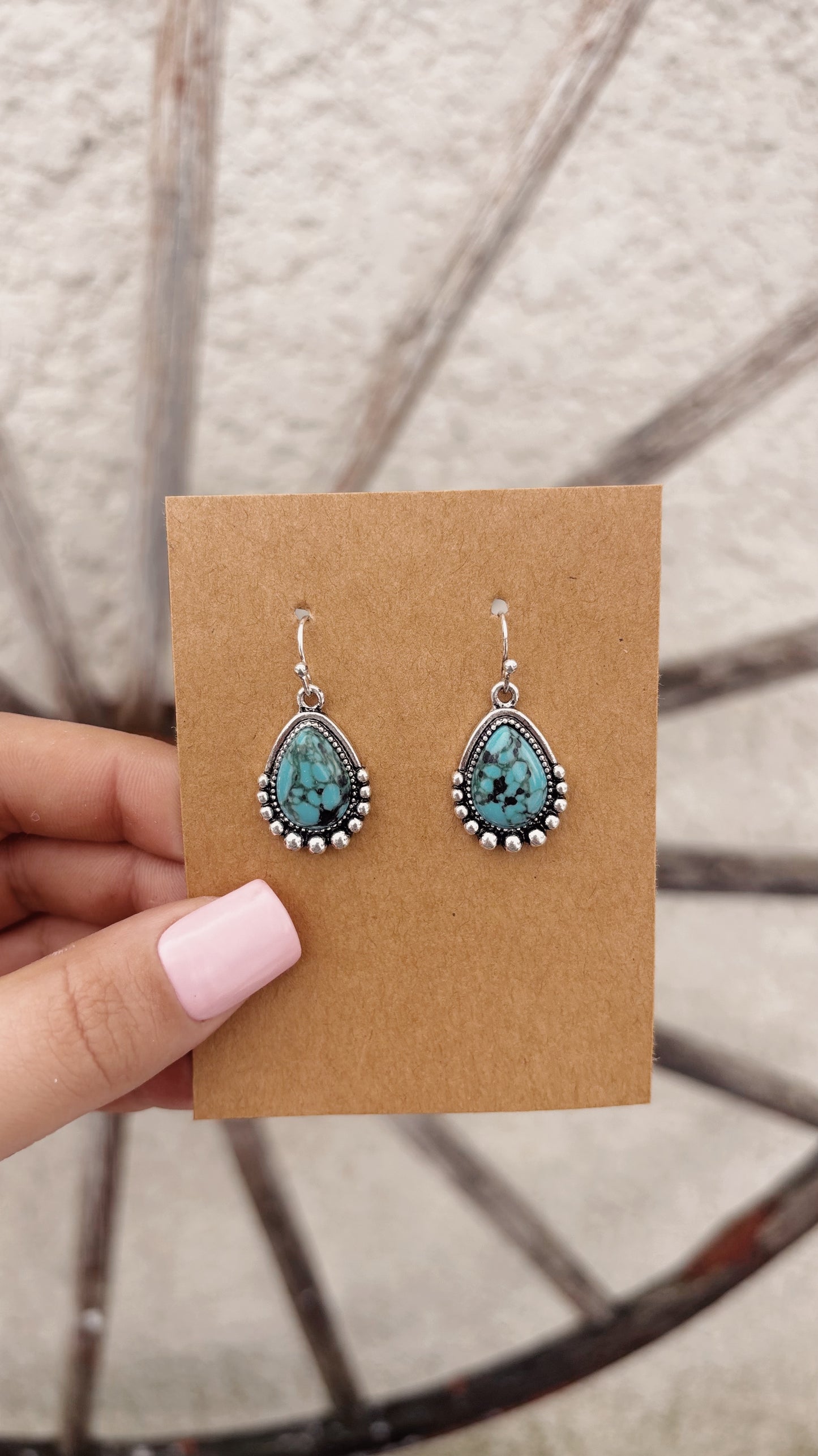Dangle Pear Earrings