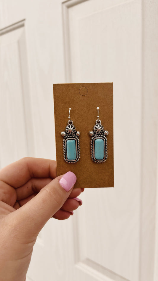 Turquoise Dangle Earrings