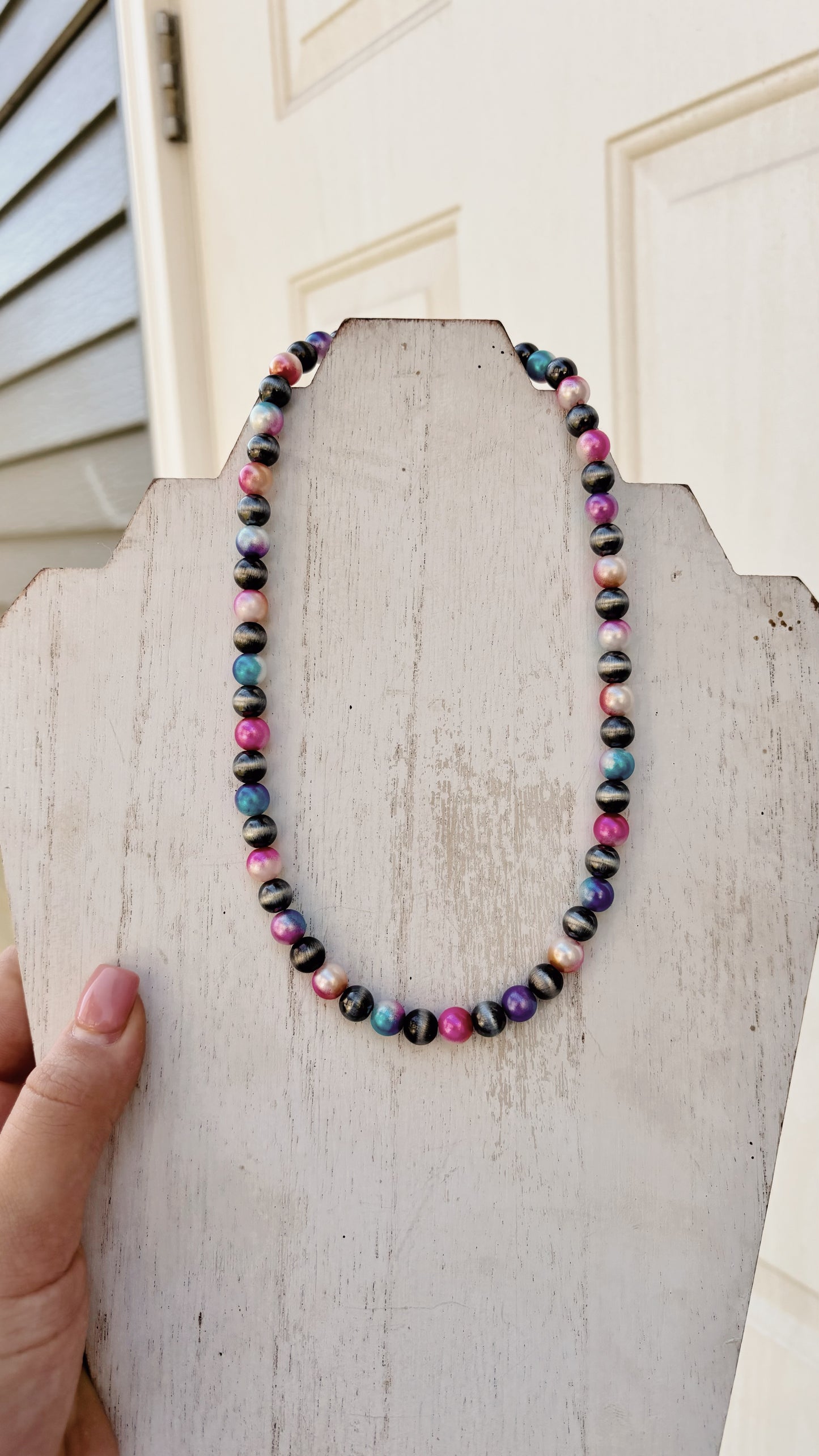 Pop of Color Beaded Necklace