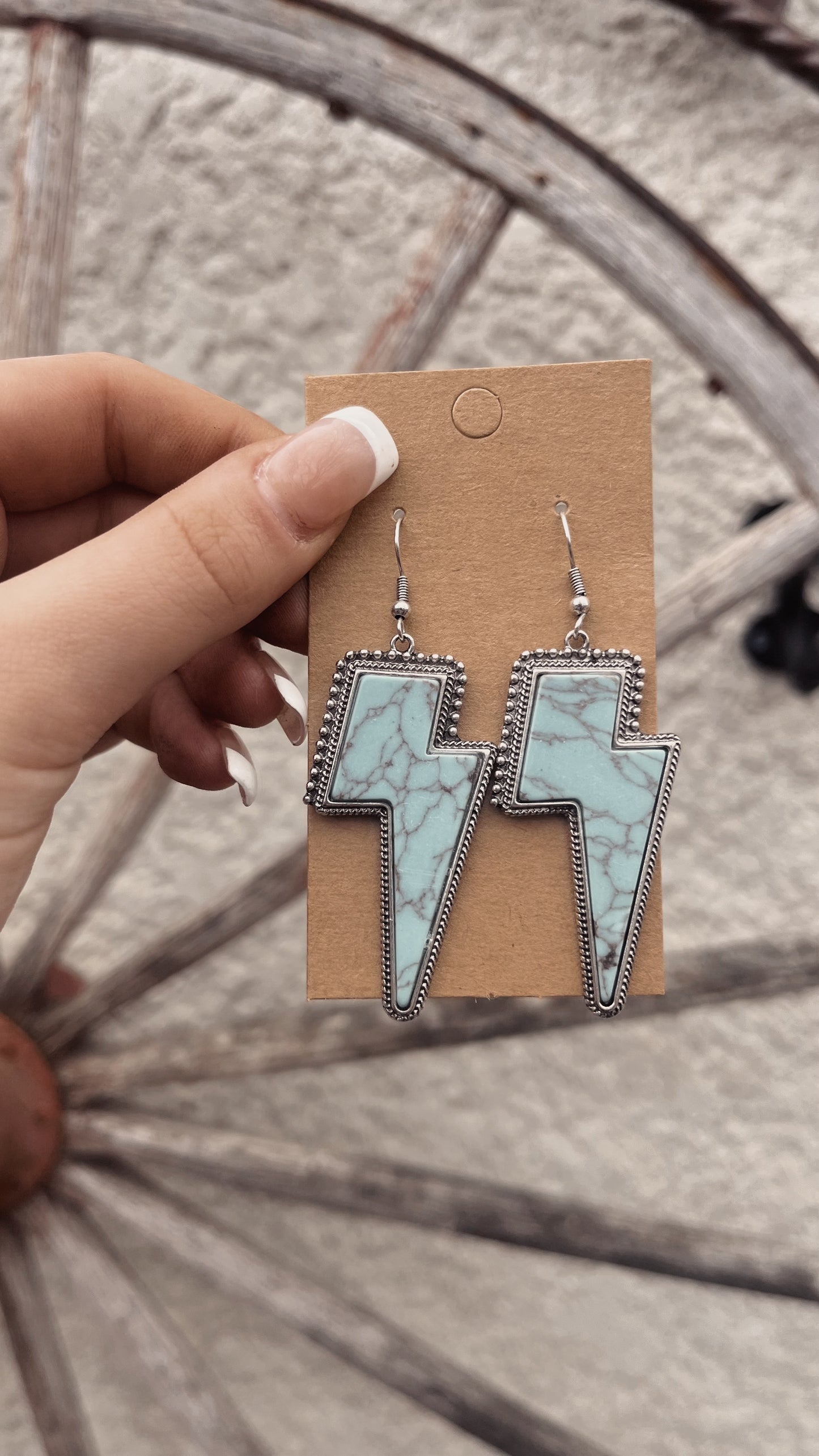 Large Lightning Bolt Earrings