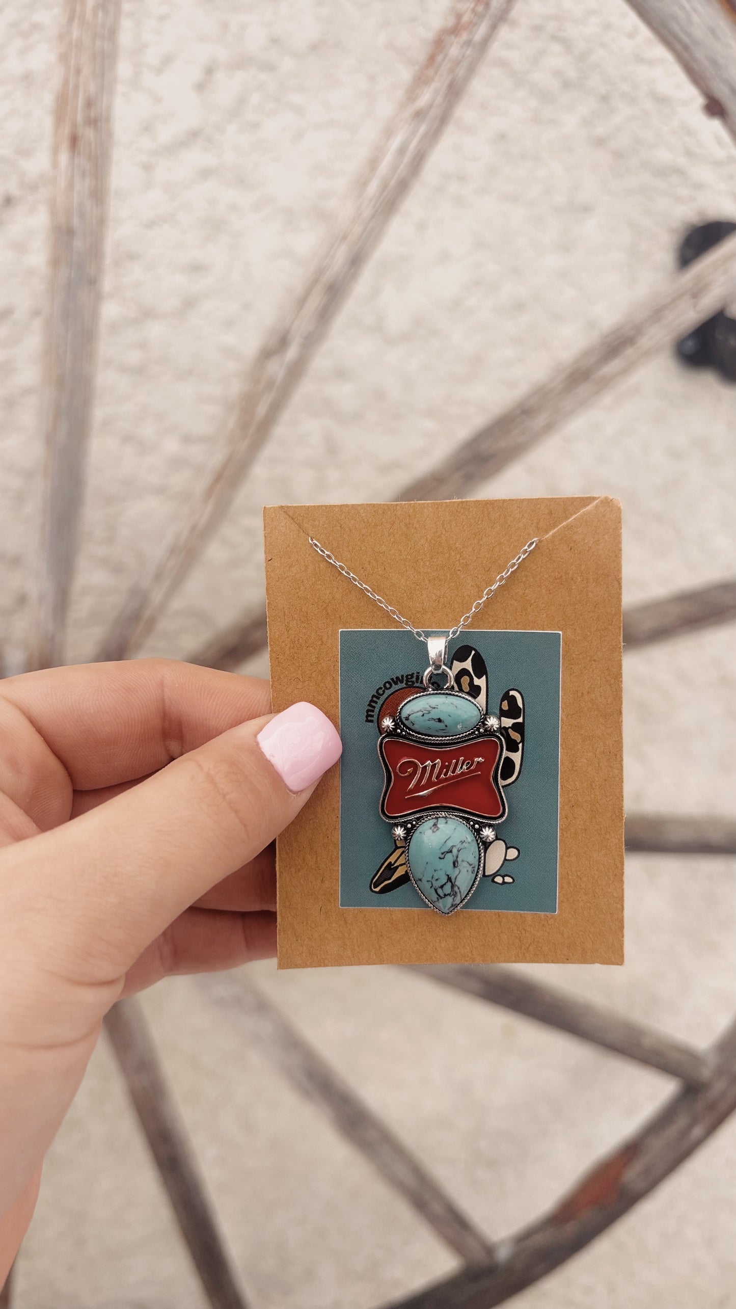 Turquoise and Miller Necklace