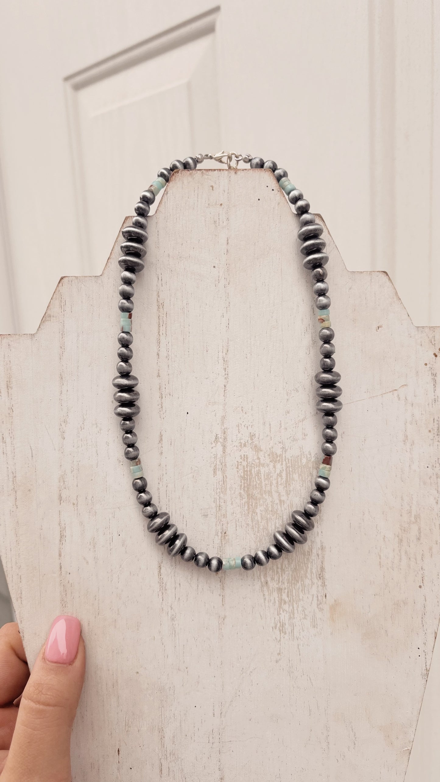 Beaded Turquoise Necklace