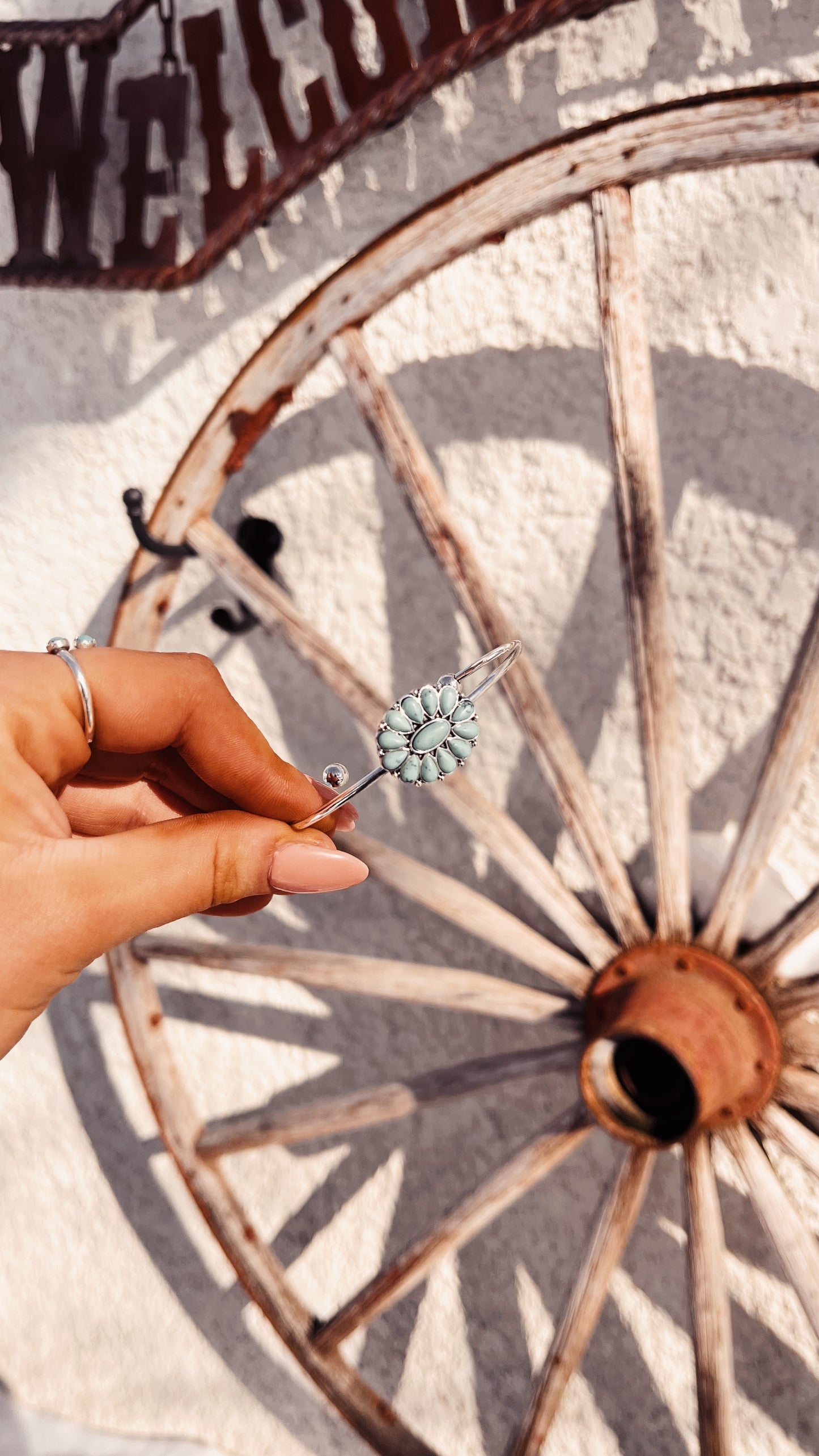 Turquoise Flower Bracelet