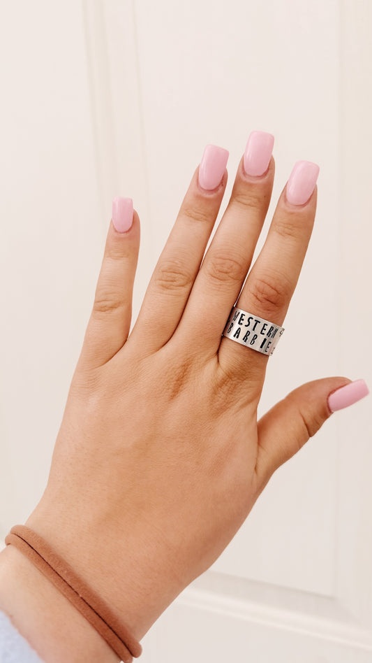 Western Barbie Ring