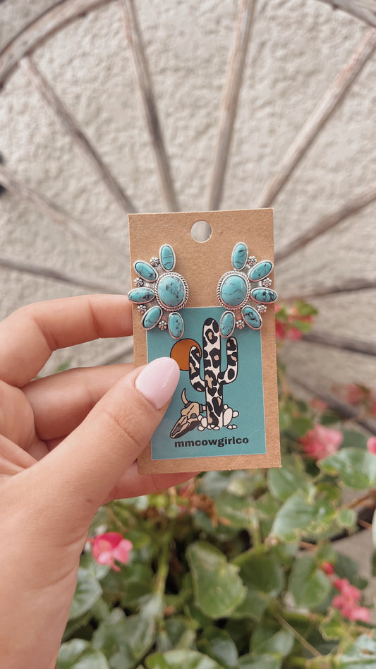 Turquoise Stud Earrings