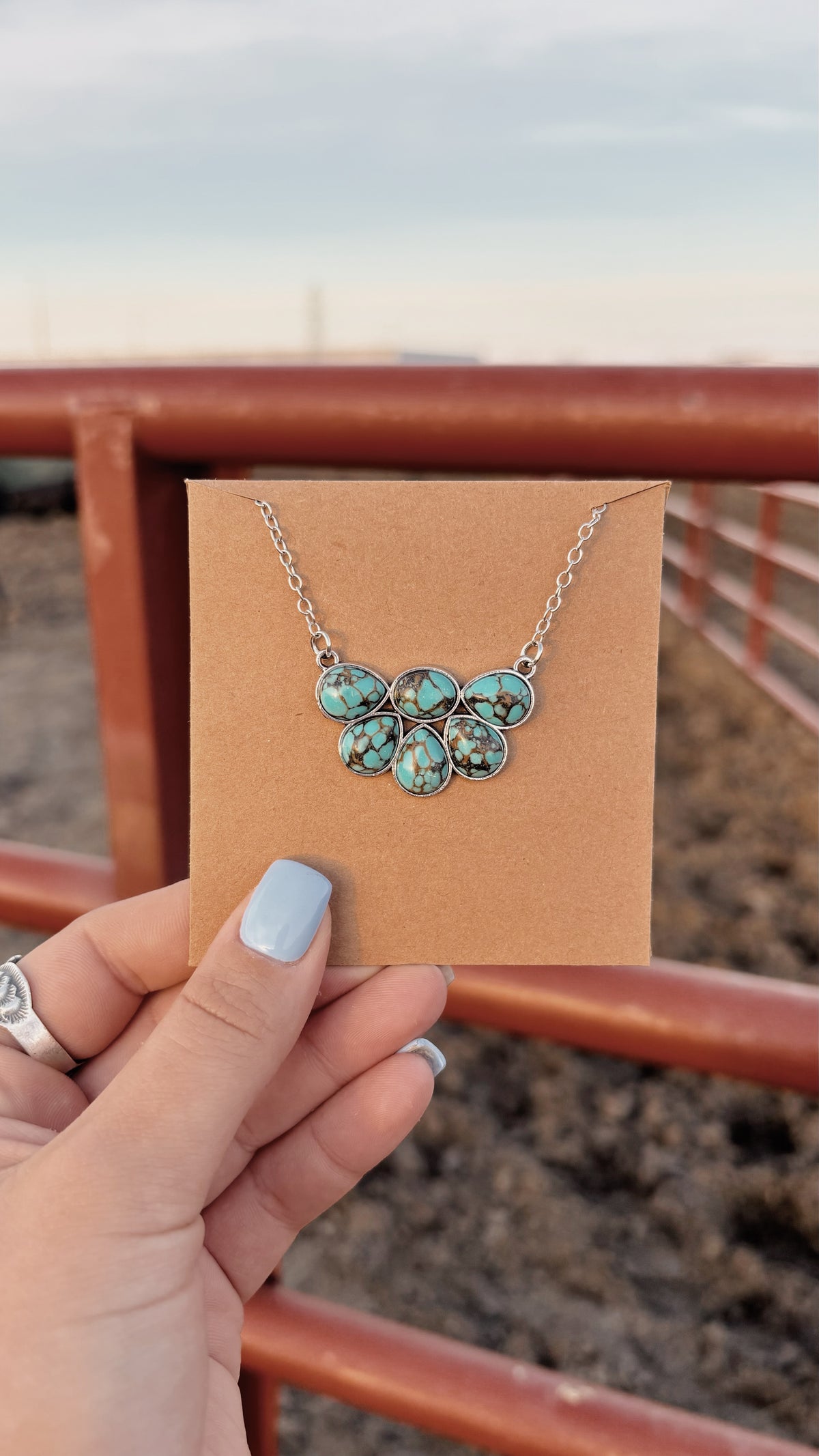 Half Cluster Necklace