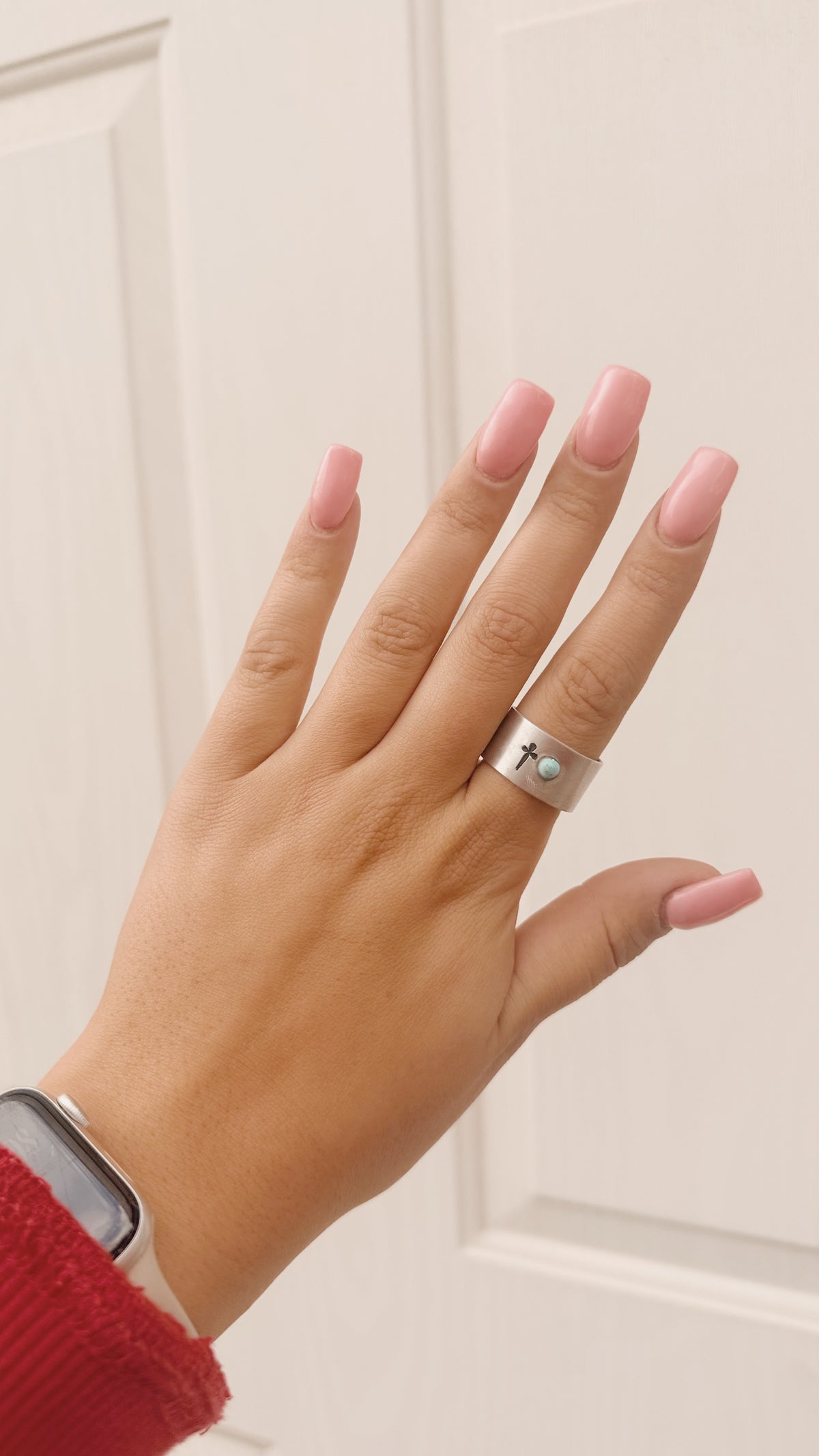 Turquoise Cross Ring