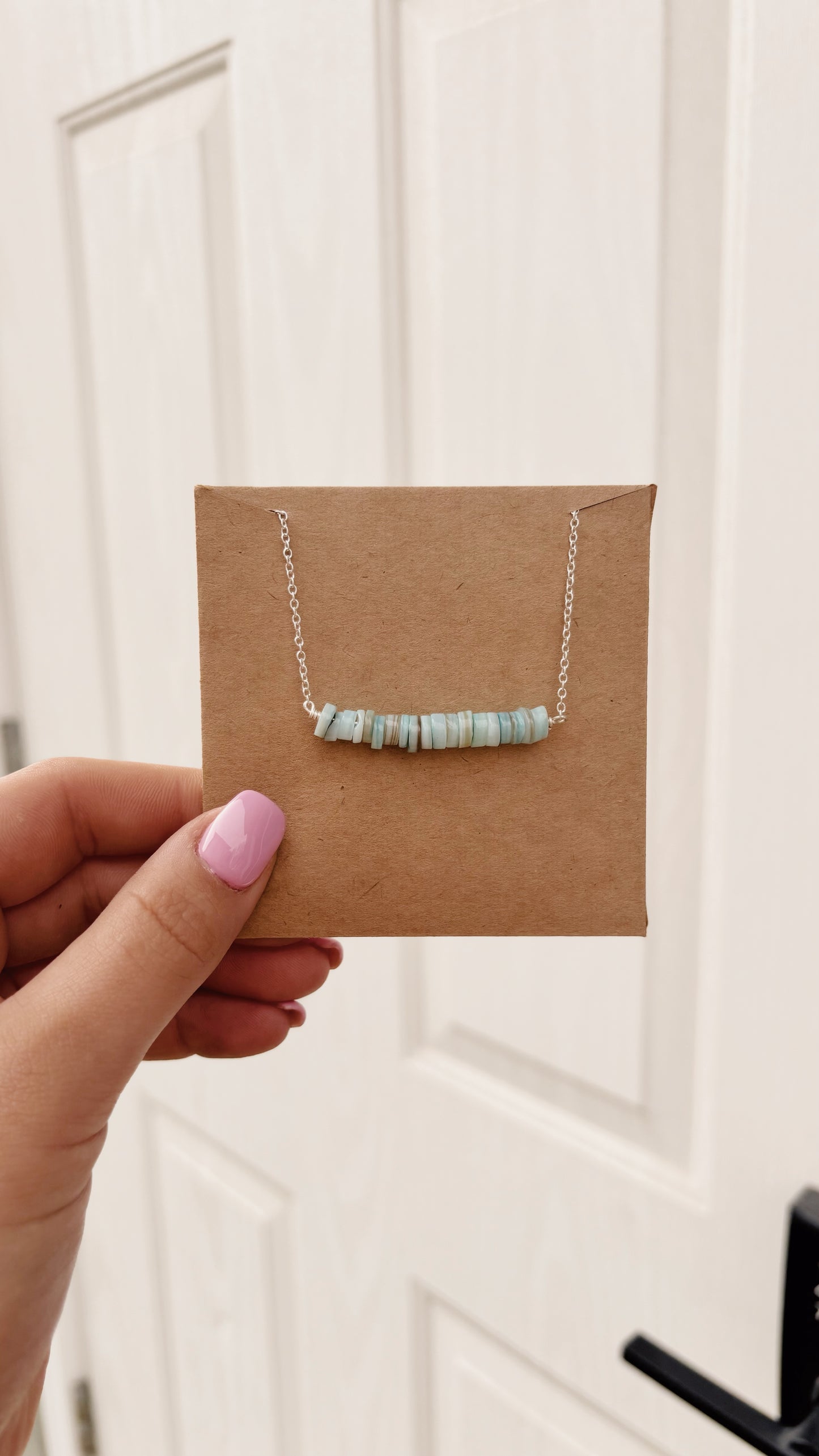 Turquoise Bar Necklace