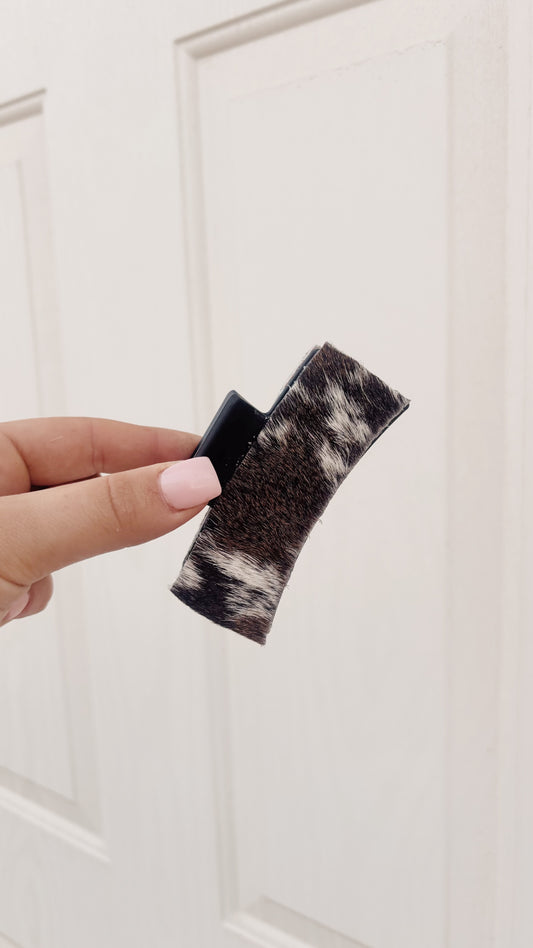 Cowhide Claw Clip