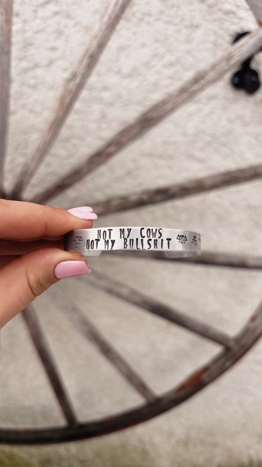 Not My Cows Bracelet