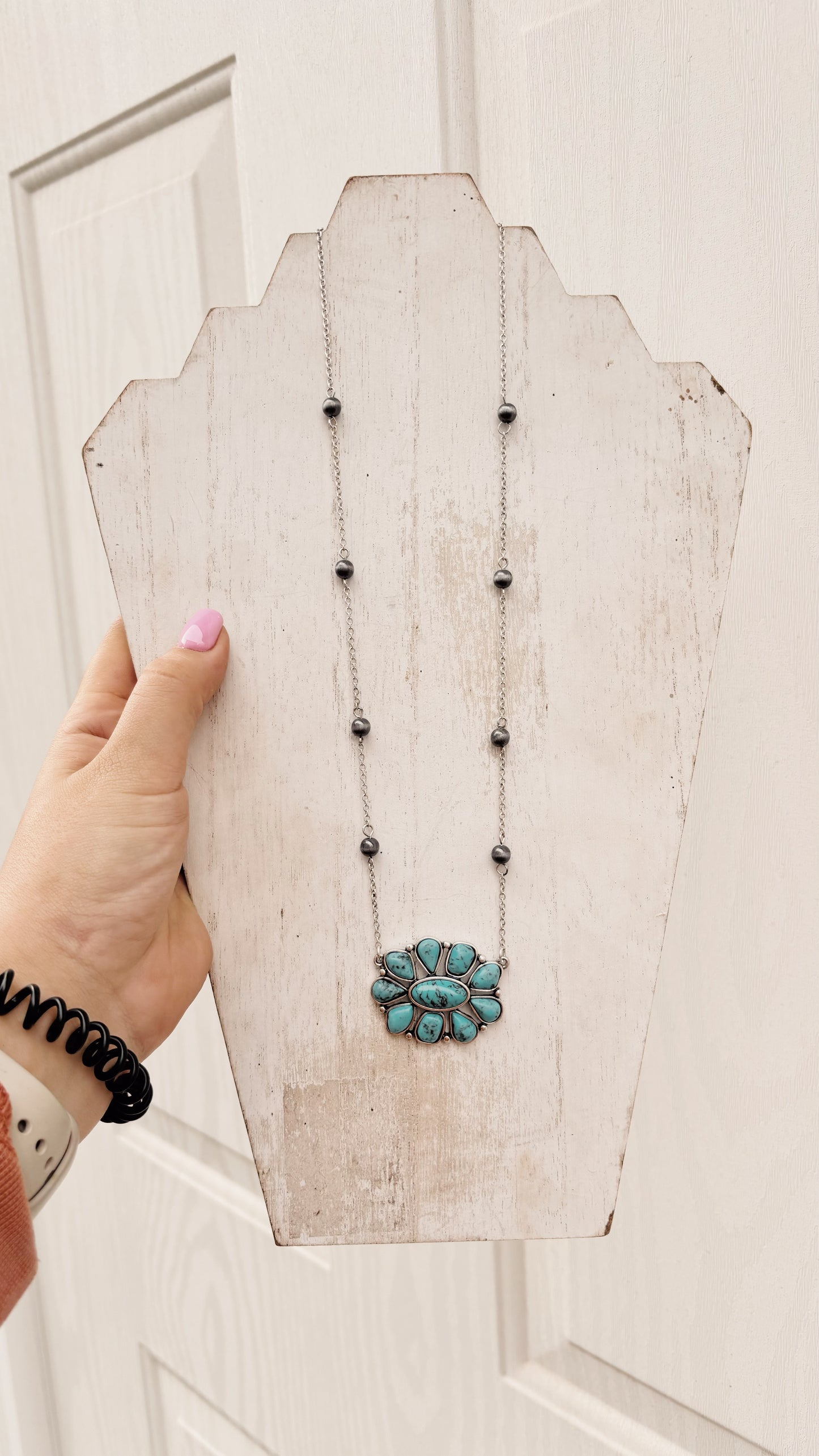 Turquoise and Navajo Necklace