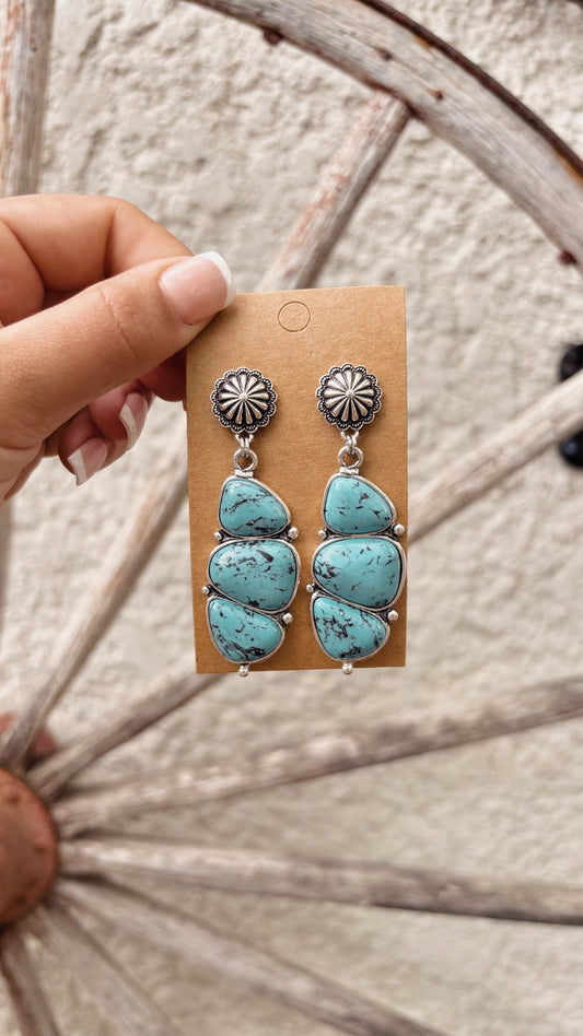 Turquoise Dangle Earrings