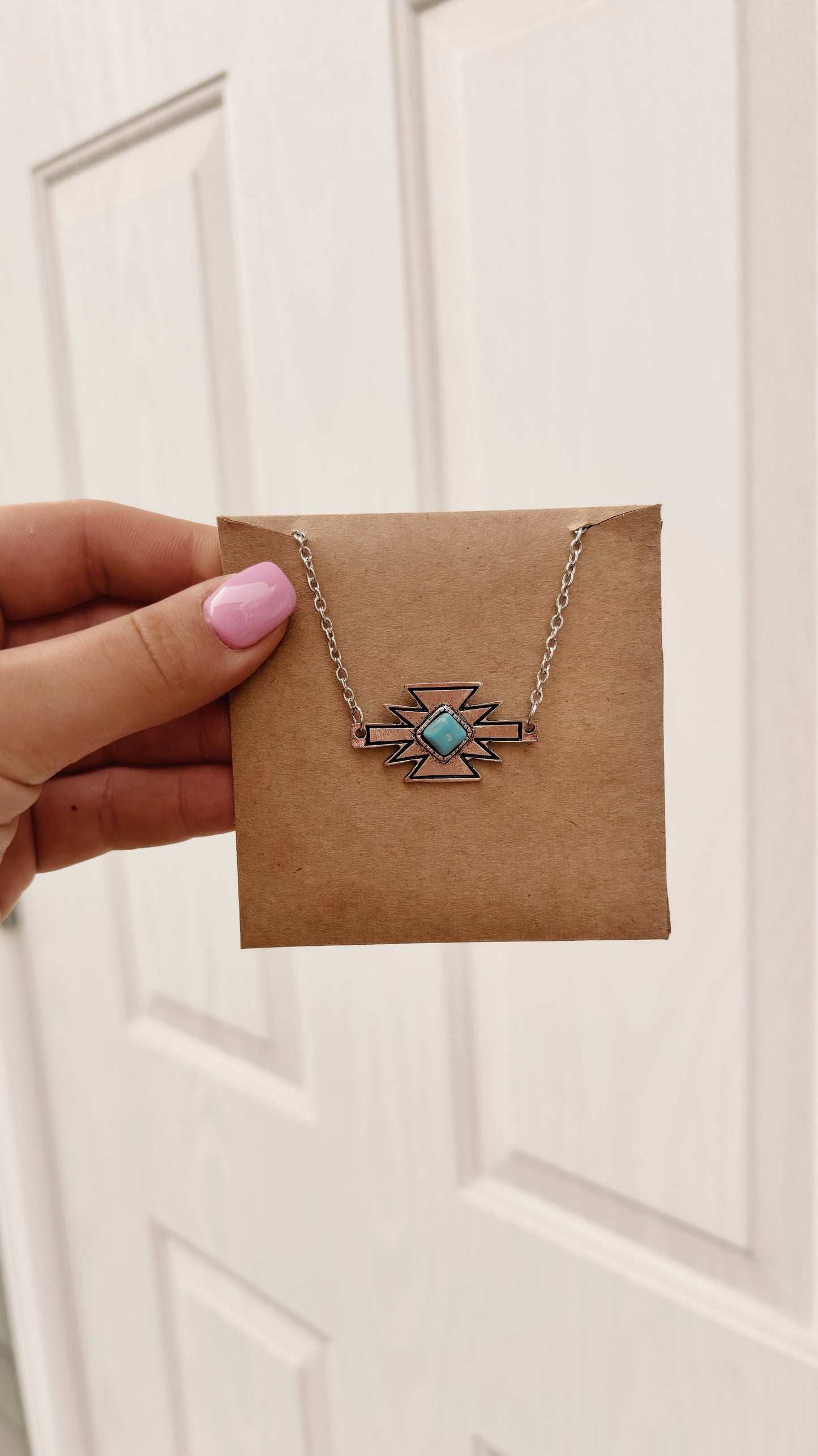 Turquoise Aztec Necklace